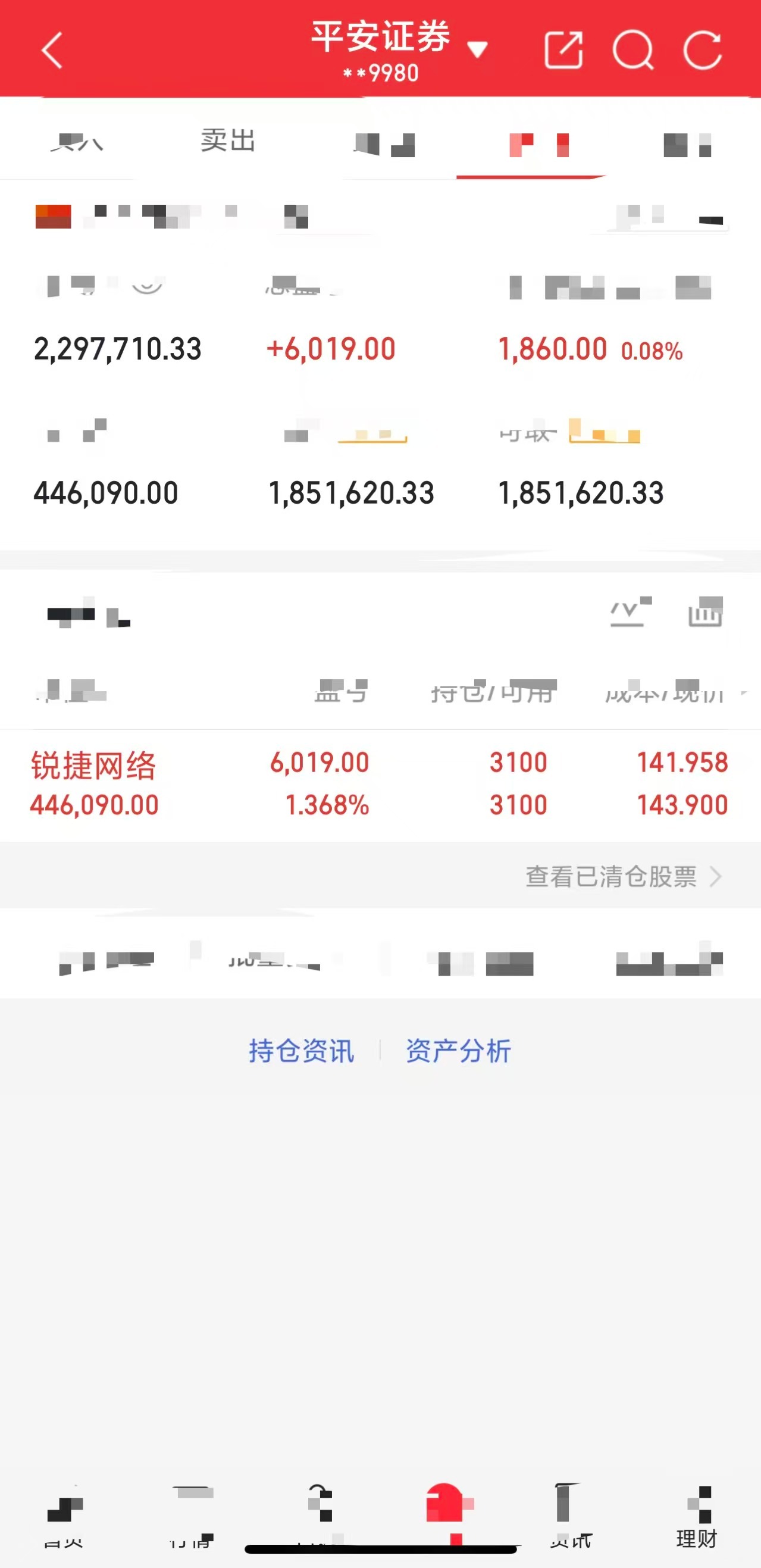 8月14日实磐记录锐捷（持） 