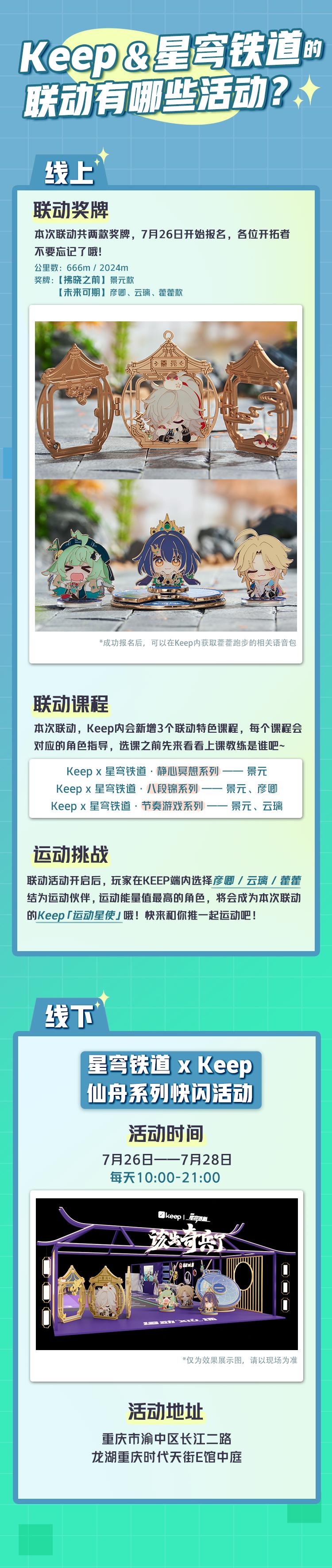 #Keep喊话星穹铁道该出奇兵了# 锵锵！给大家整理了联动2.0活动的一图流攻略