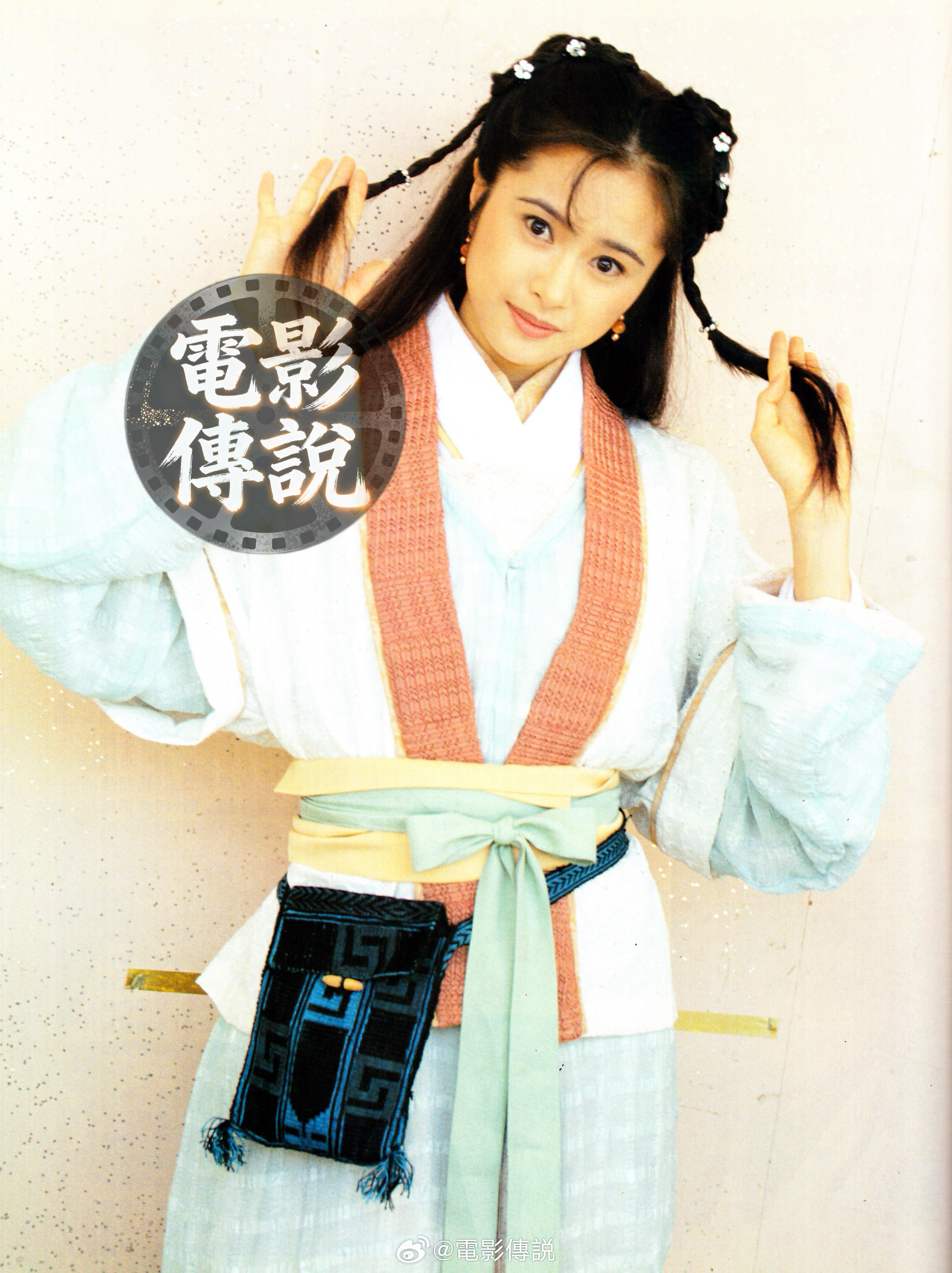 電影傳說扫描 1997年，何美钿 在TVB剧集《天龙八部》的拍摄现场。 