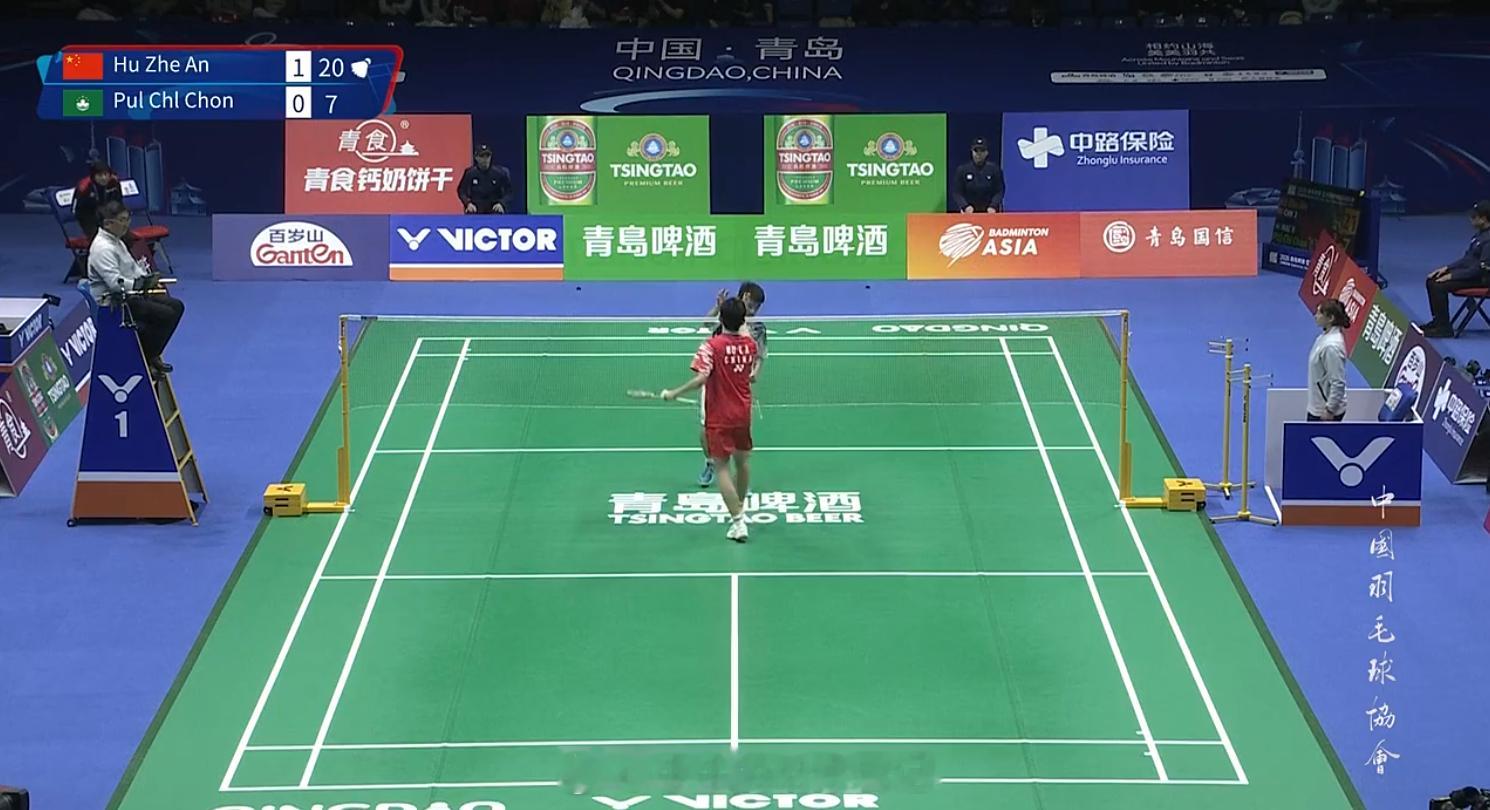 2026亚洲羽毛球团体锦标赛 男团 A组 中国 3-0 中国澳门 男单 王正行 