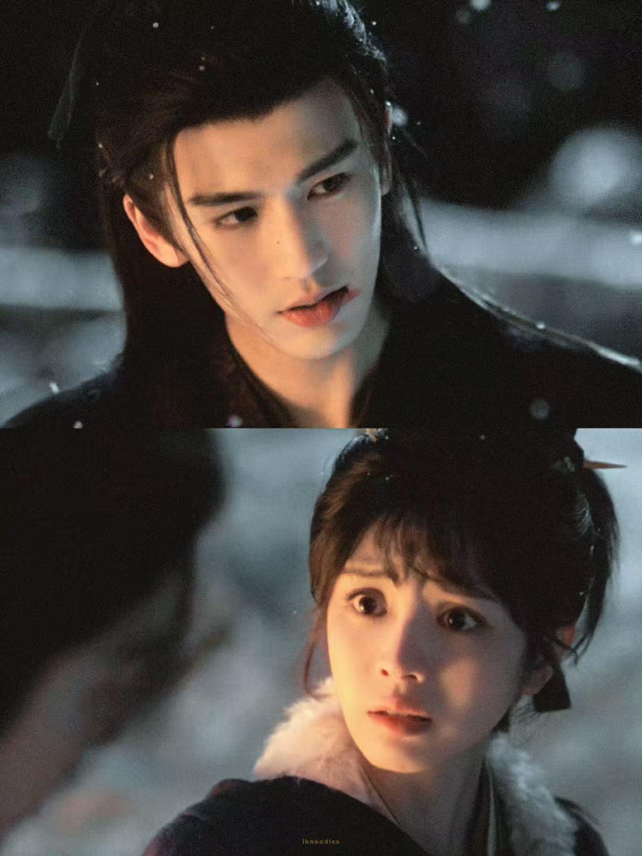 逐玉17集强制爱雪地吻，为啥让人觉得割裂？我纯粹是冲着小田、雪儿和张凌赫的颜值才