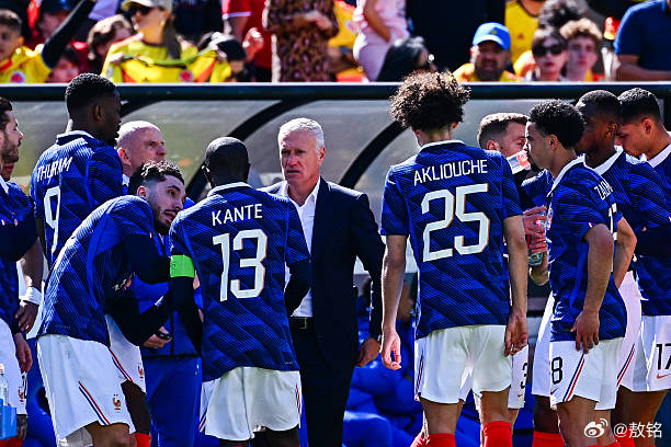 法国队 3月国际比赛日，法国队两胜结束美国之旅，2-1巴西，3-1哥伦比亚，德尚