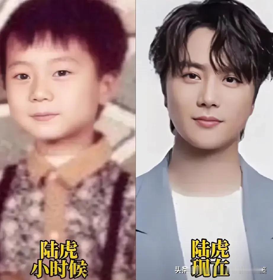 0713快男「童年vs现在」颜值盘点✨
 
- 魏晨：眉眼轮廓更立体，少年感与成