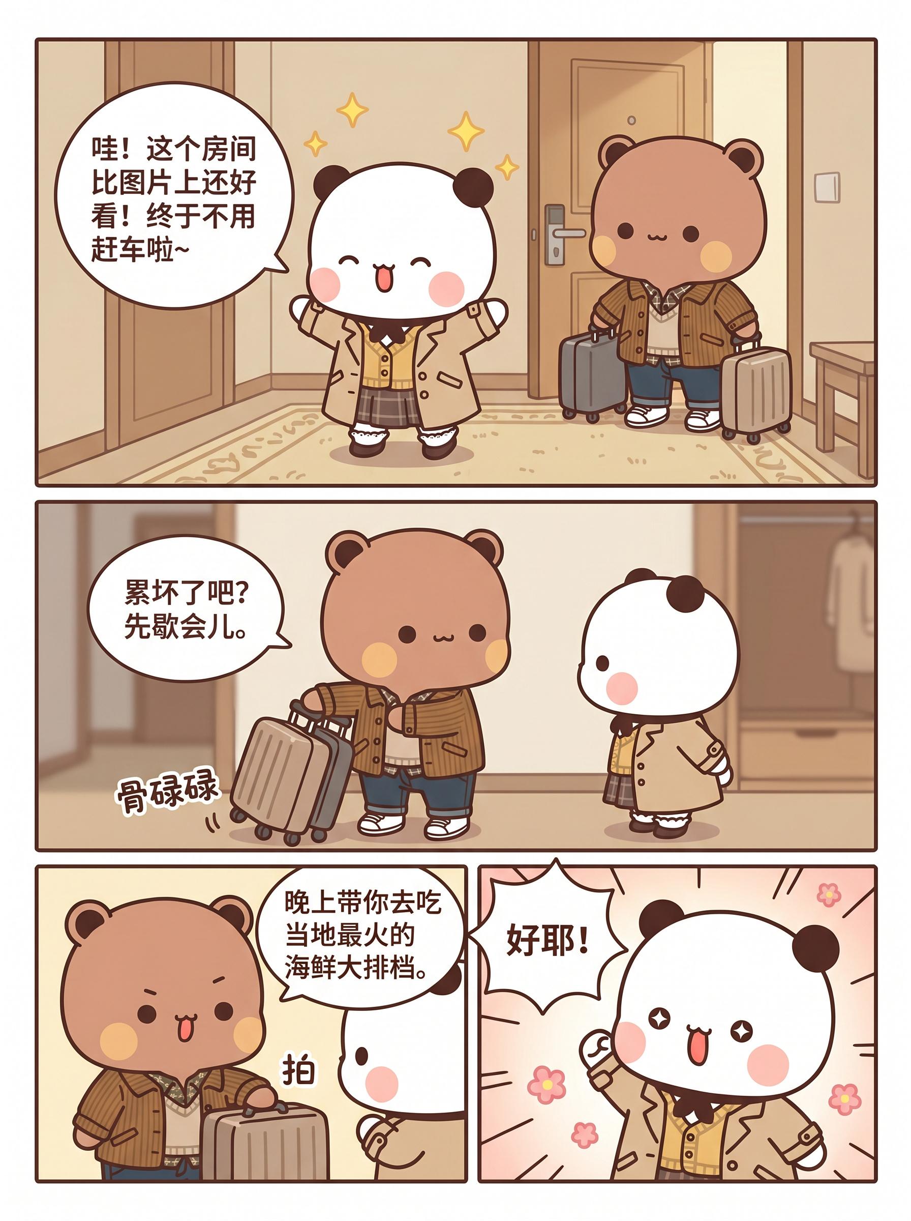 本来是甜蜜的旅行，结果变成了医院一日游。