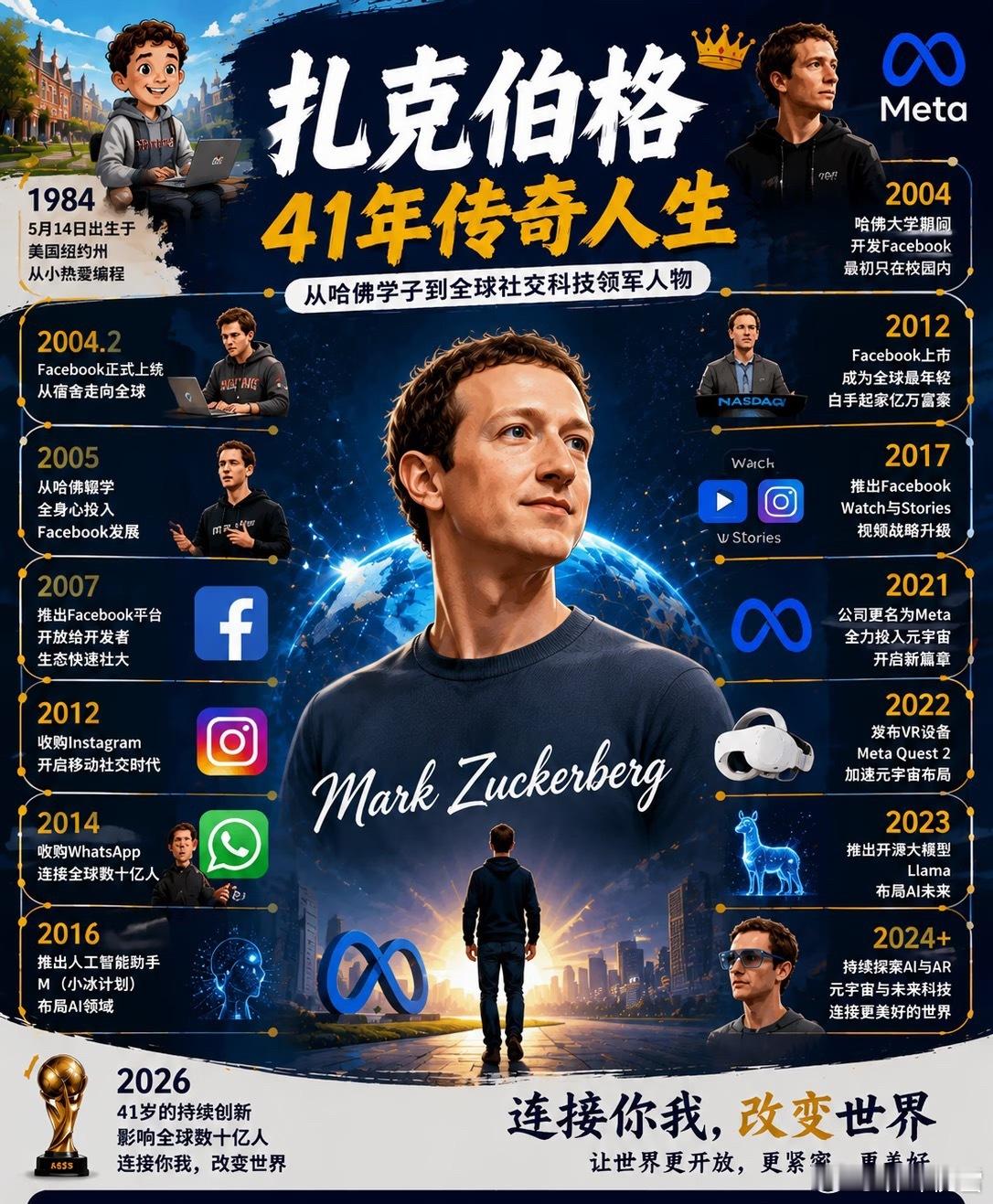 扎克伯格这个四十一年是如何熬过来的？！ 
