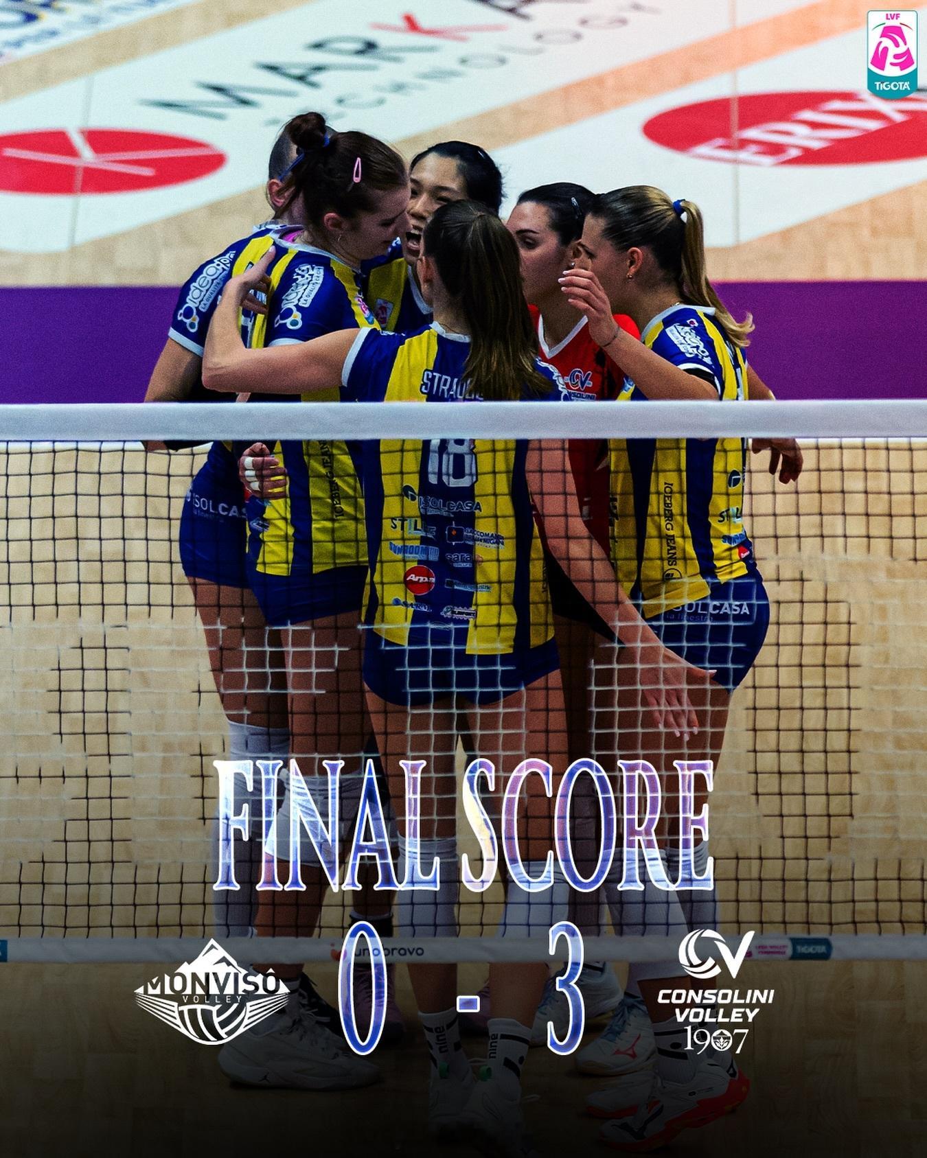 【庄宇珊10分 圣乔瓦尼3比0蒙维索暂离降级区】北京时间2月2日凌晨结束的比赛，