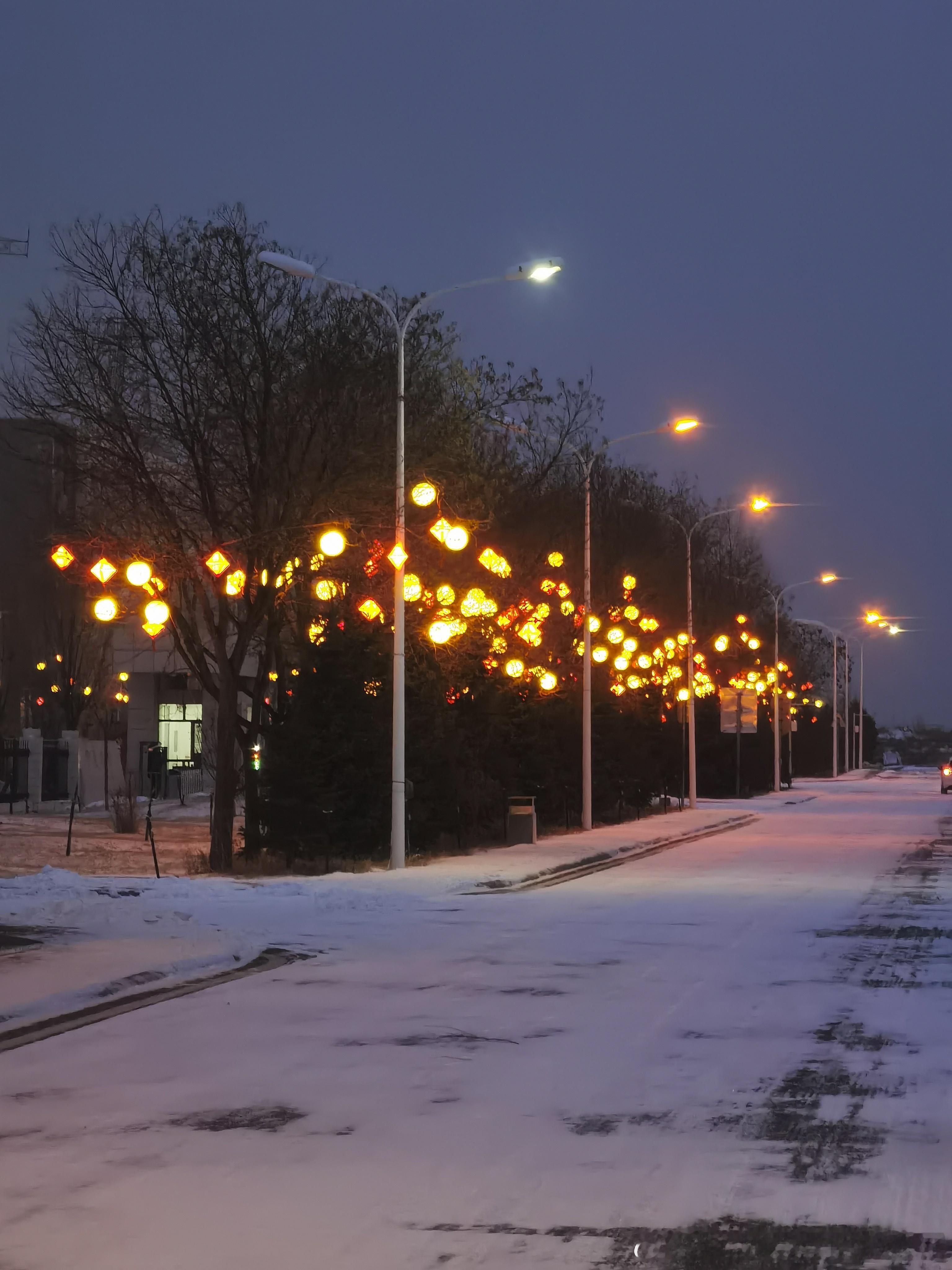 感受一下内蒙的雪🌨️  