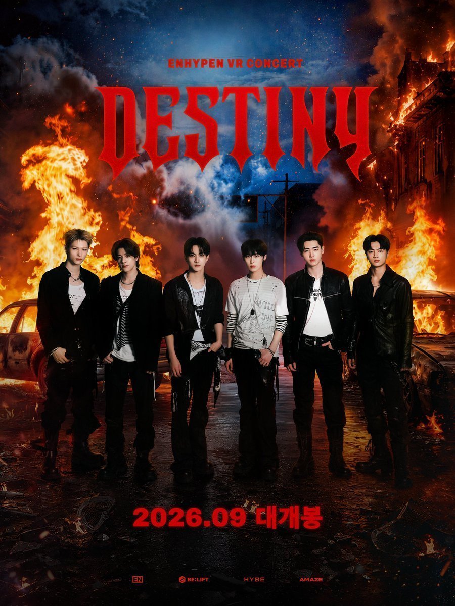 朴成训[超话]  ENHYPEN VR演唱会《DESTINY》上映影院📆 9月