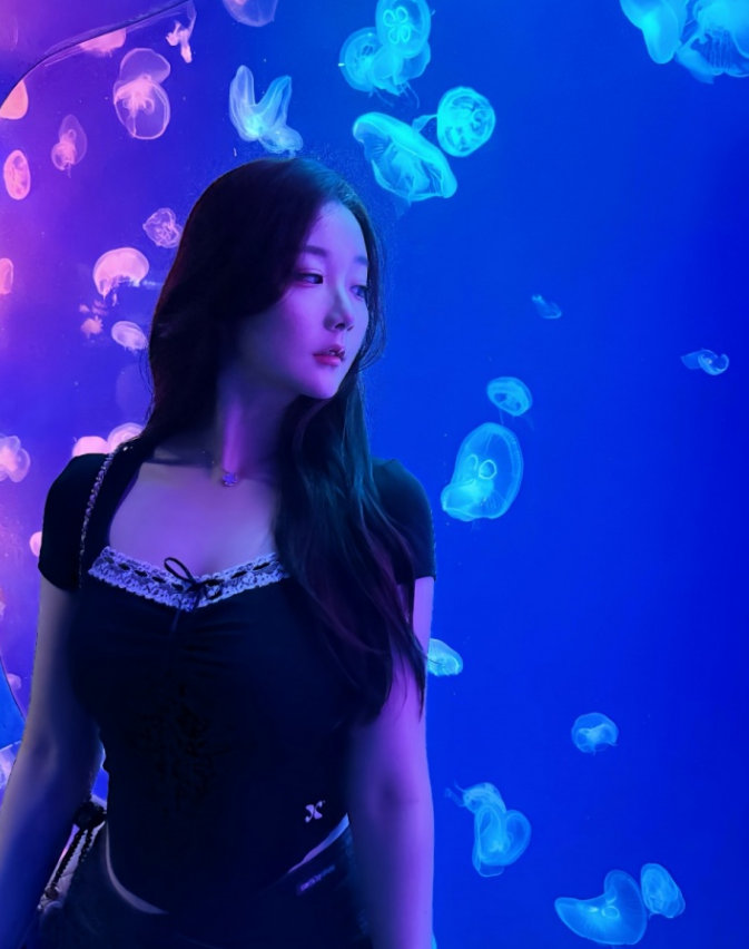 解说Kitty晒照：小jelllyfish⋆.身材真是绝了 