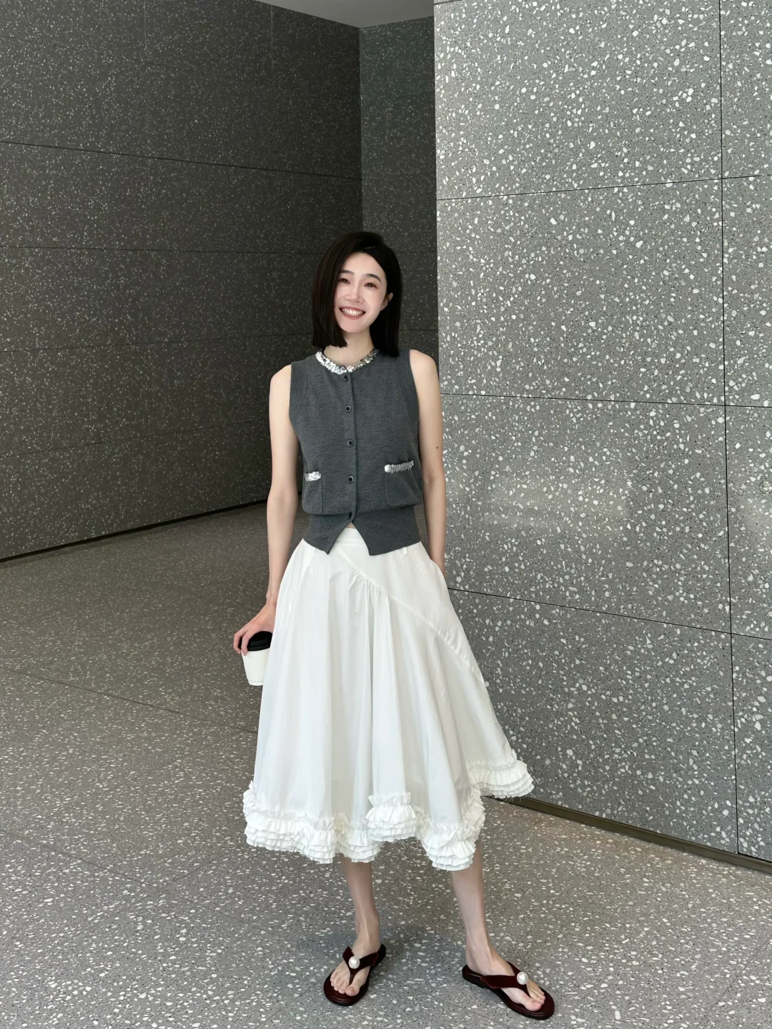 OOTD 今天穿的小白裙