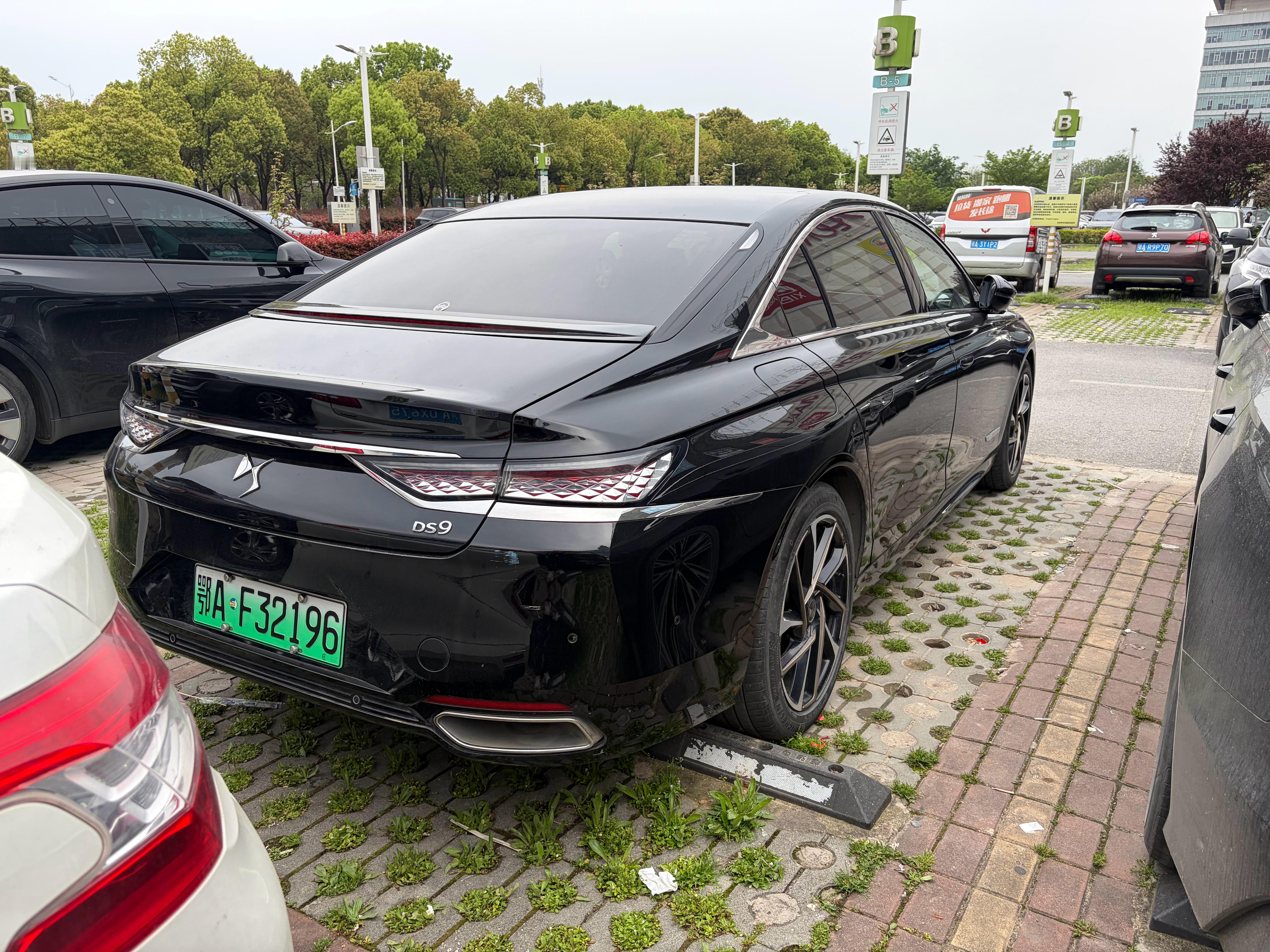 我发誓我真的是随便找了一个车位停车，下来一看，这不是的DS9吗？这就是猿粪吧。 