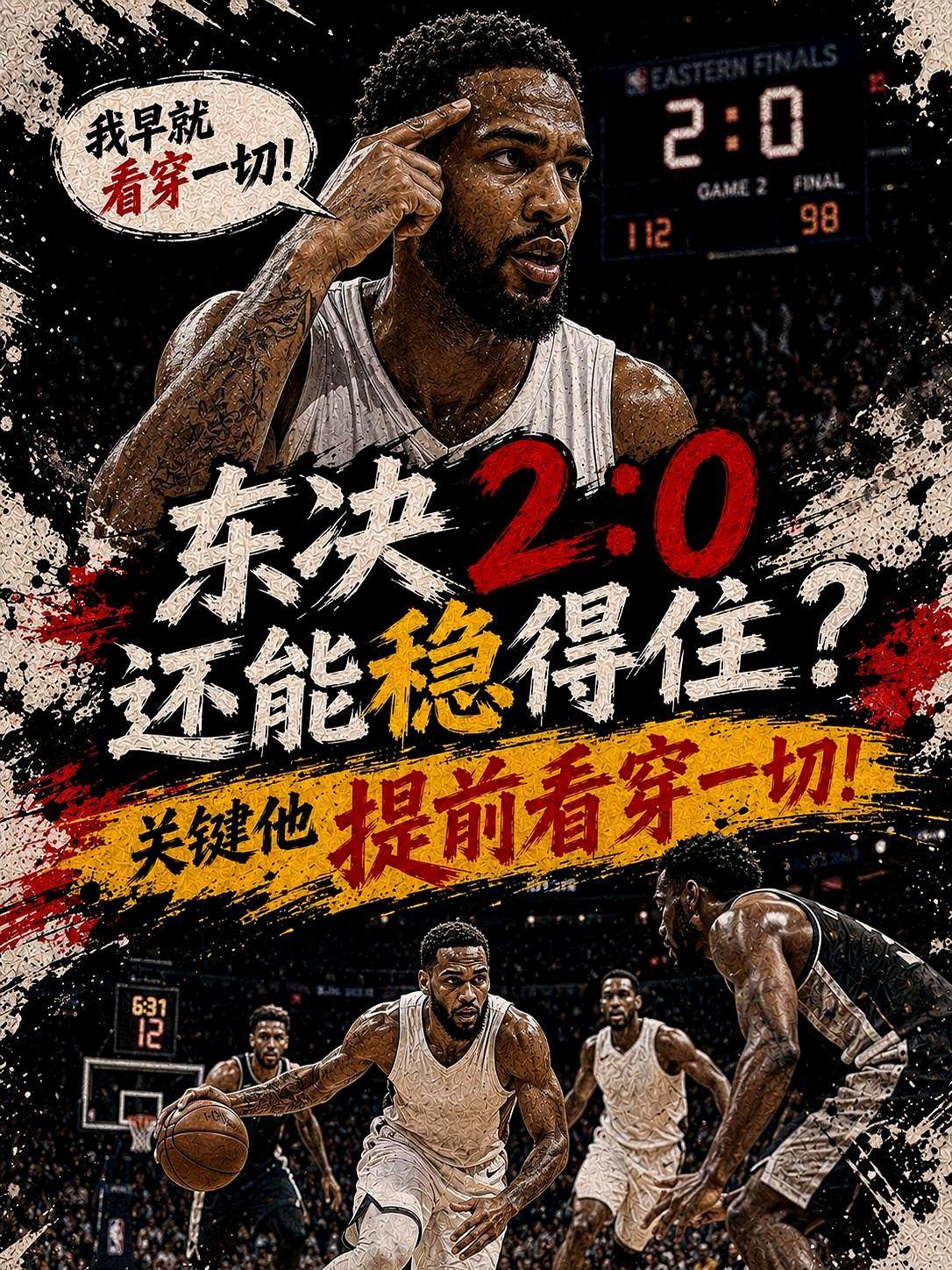 3-0，季后赛10连胜，尼克斯一只脚已经踏进了总决赛大门。

克利夫兰的篮筐仿佛