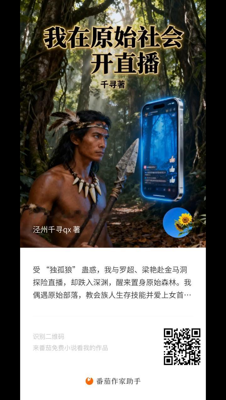 我在原始开会。
开直播，偶遇原始部落，教会族人生存技能并爱上女首。
今天是番茄陪