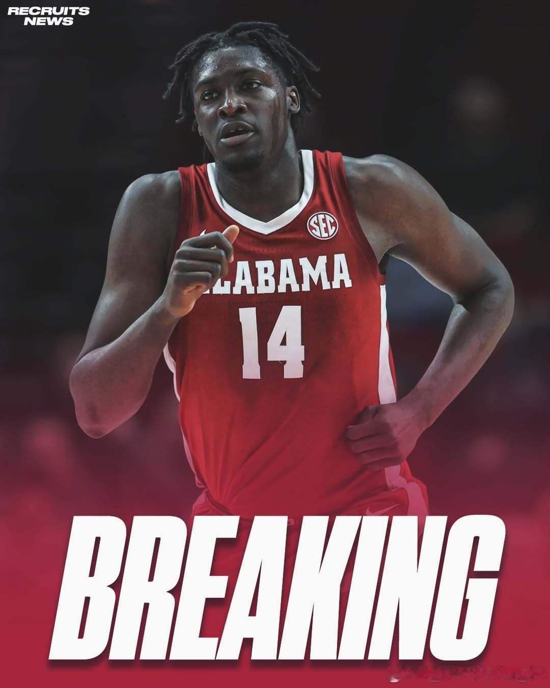 据Nick Kelly报道，前阿拉巴马大学中锋查尔斯·贝迪亚科已获法院临时限制令