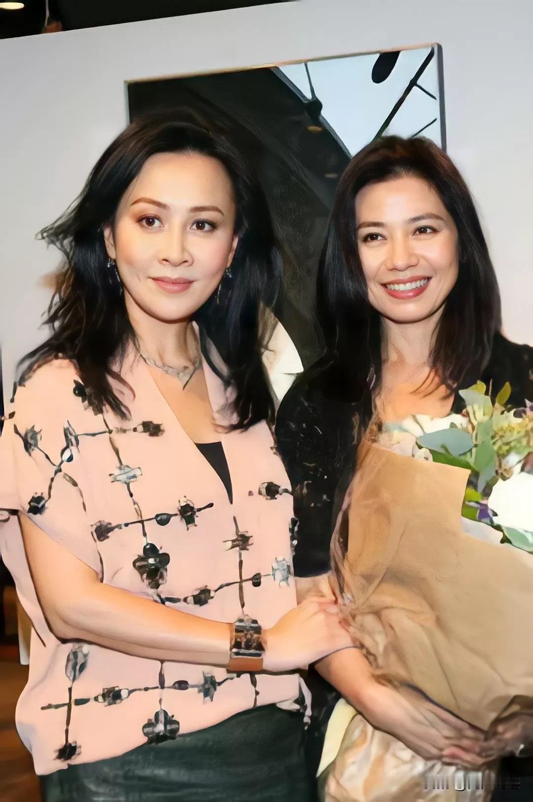刘嘉玲钟楚红，两个年过半百的女人，谁更美？
话说刘嘉玲的脸蛮神奇的，好像熨烫过一