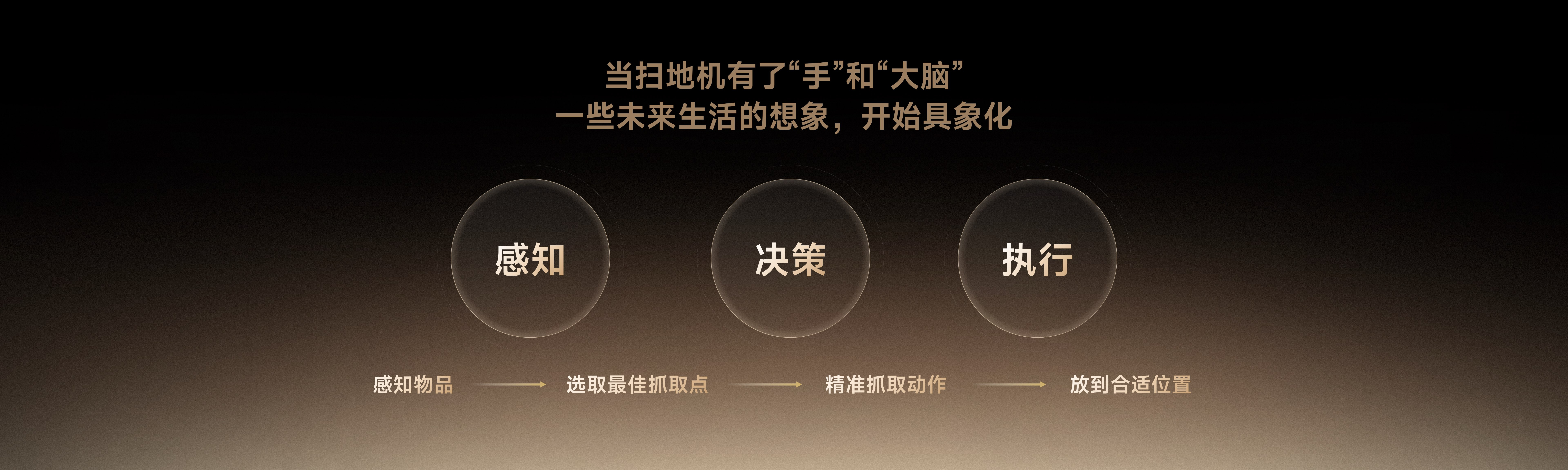 这次追觅又给我们带来了黑科技，自研具身智能大模型系统，在扫地机领域首次应用。感觉