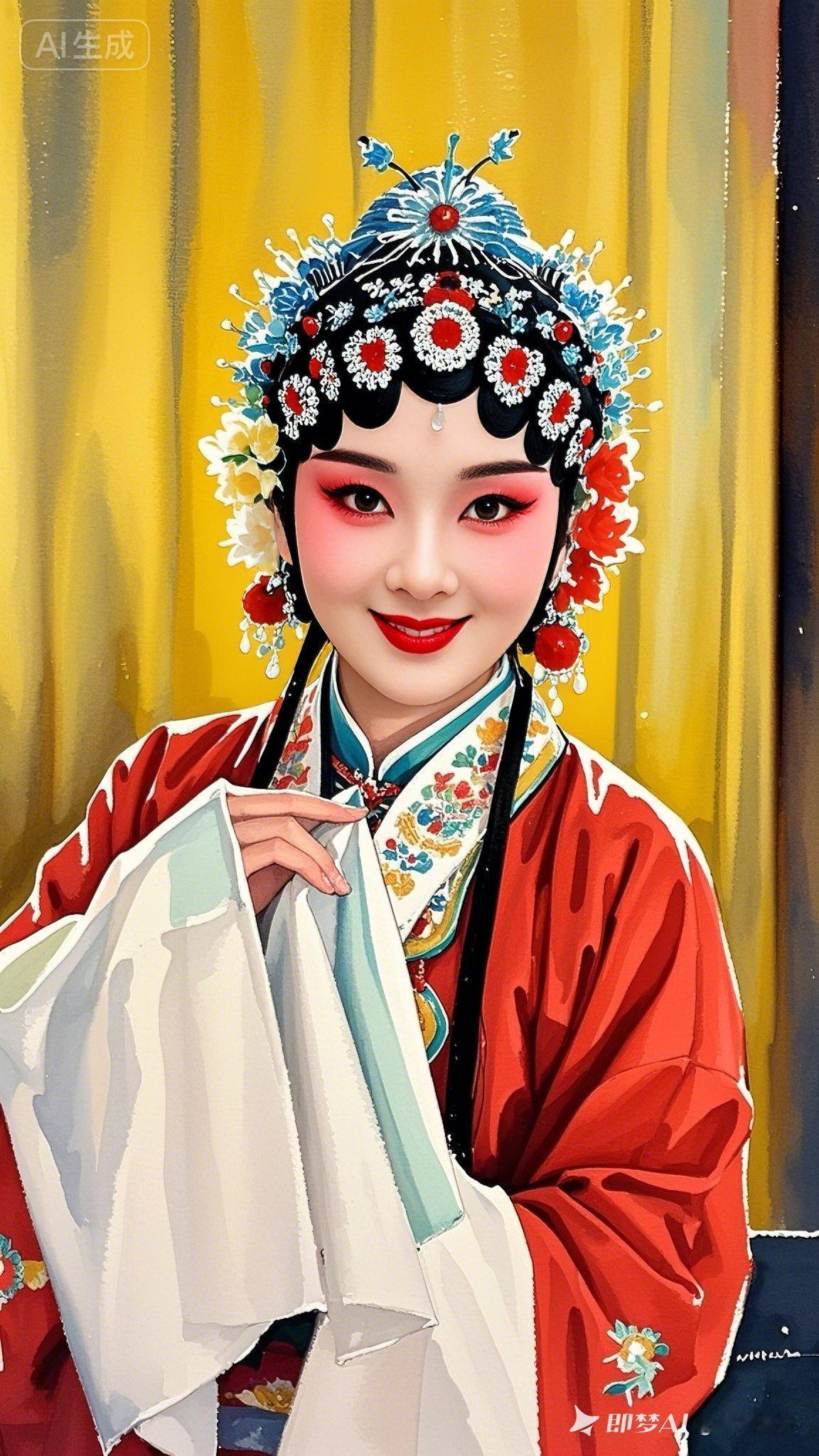 惊艳的京剧妆容，传统与现代的完美结合！