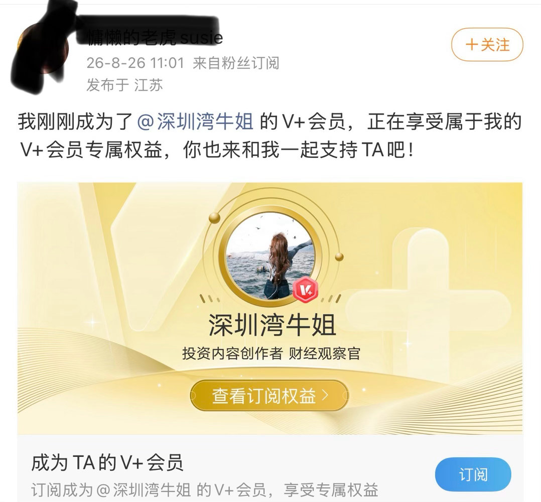 欢迎新朋友加入，记得申请进V+群 ​​​