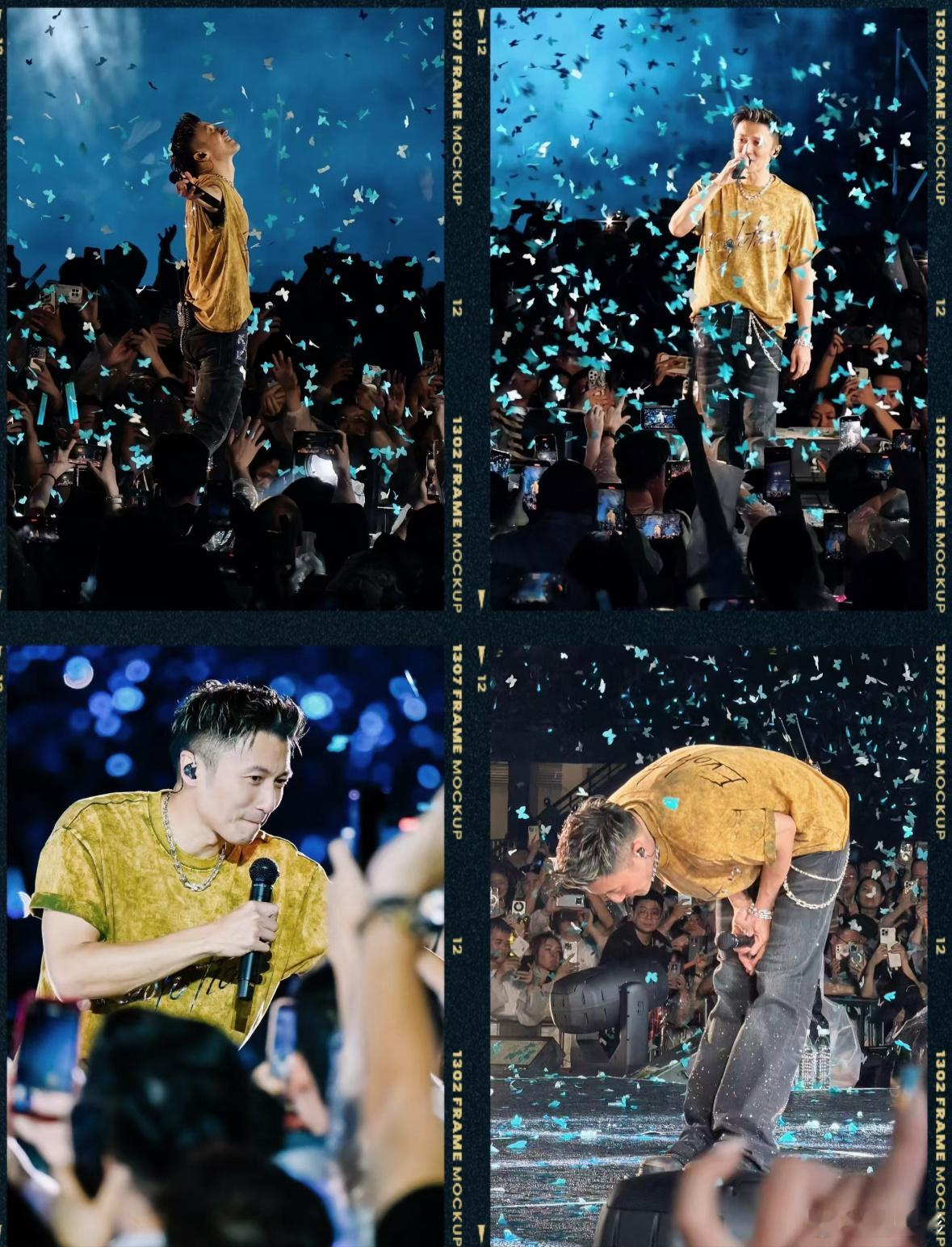 谢霆锋进化演唱会舞美的设计真的还是非常的用心的呀。能够看到了这么好的一场演唱会，