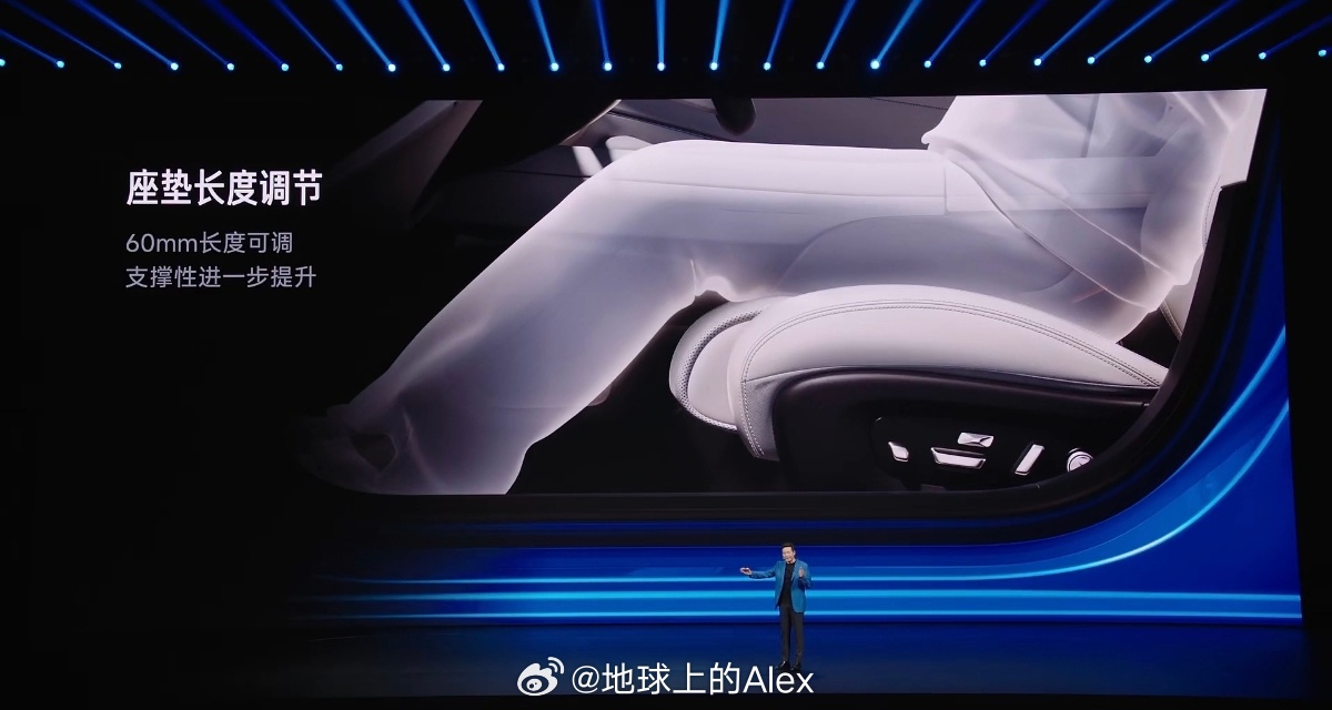 卧槽，新一代小米SU7这个终于有了坐垫延长好多车旗舰车型都没做，这个非常重要有没
