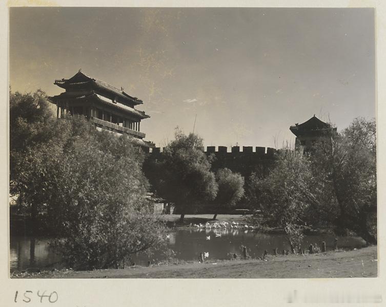 Yongdingmen (永定门) and city moat, Beijing