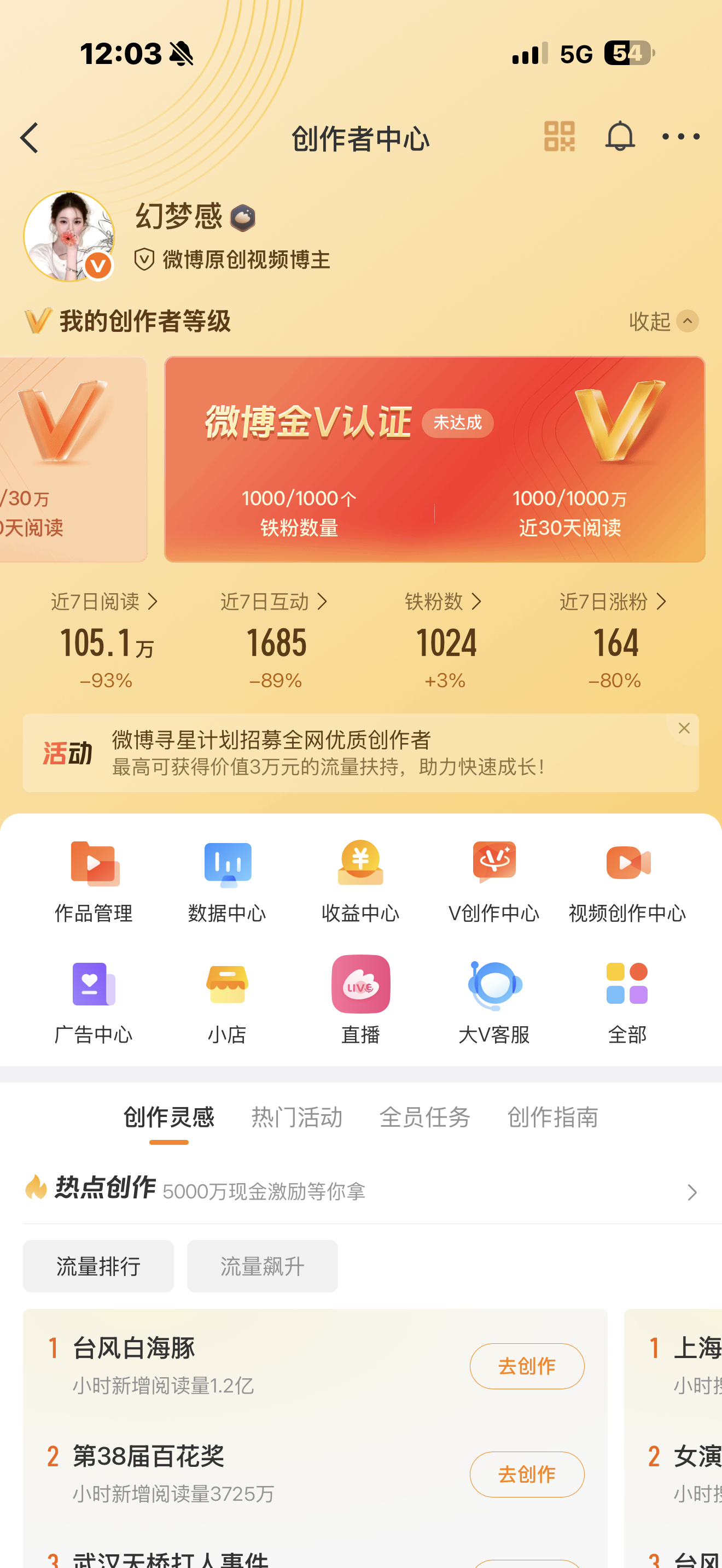 红v我来了 