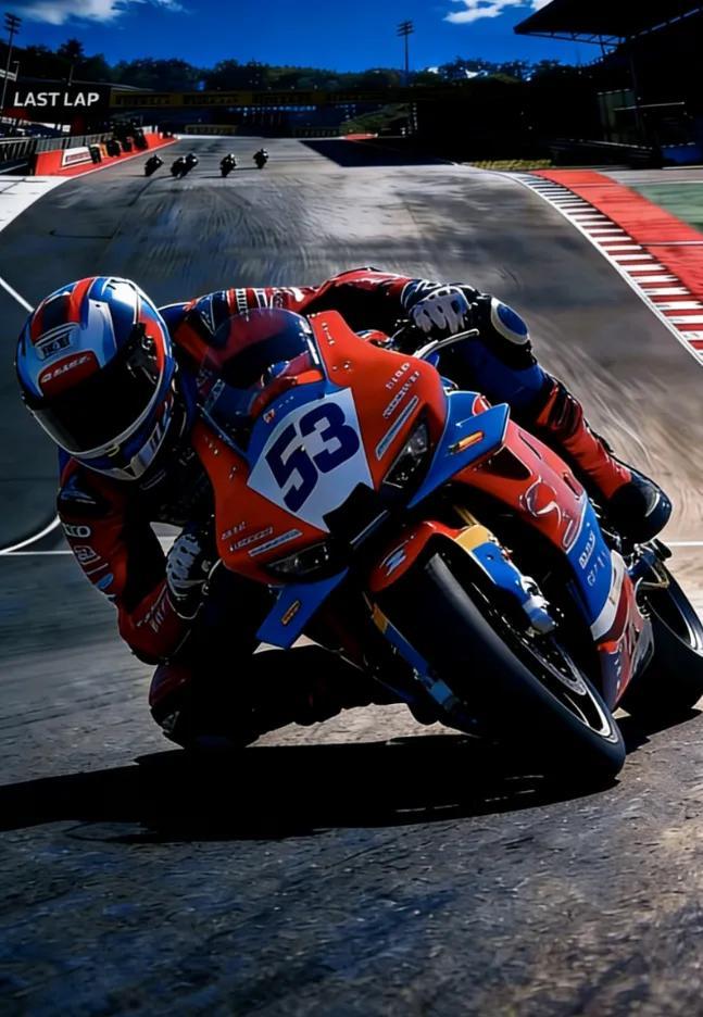 我猜，

以后全国所有的张雪机车门店

都会把这幅画裱起来吧！实在是

太争气了