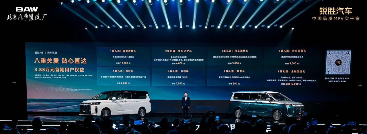 宣布只做MPV的锐胜汽车
昨晚推出了锐胜M8，顶配定价在20万内
神奇的是，这辆