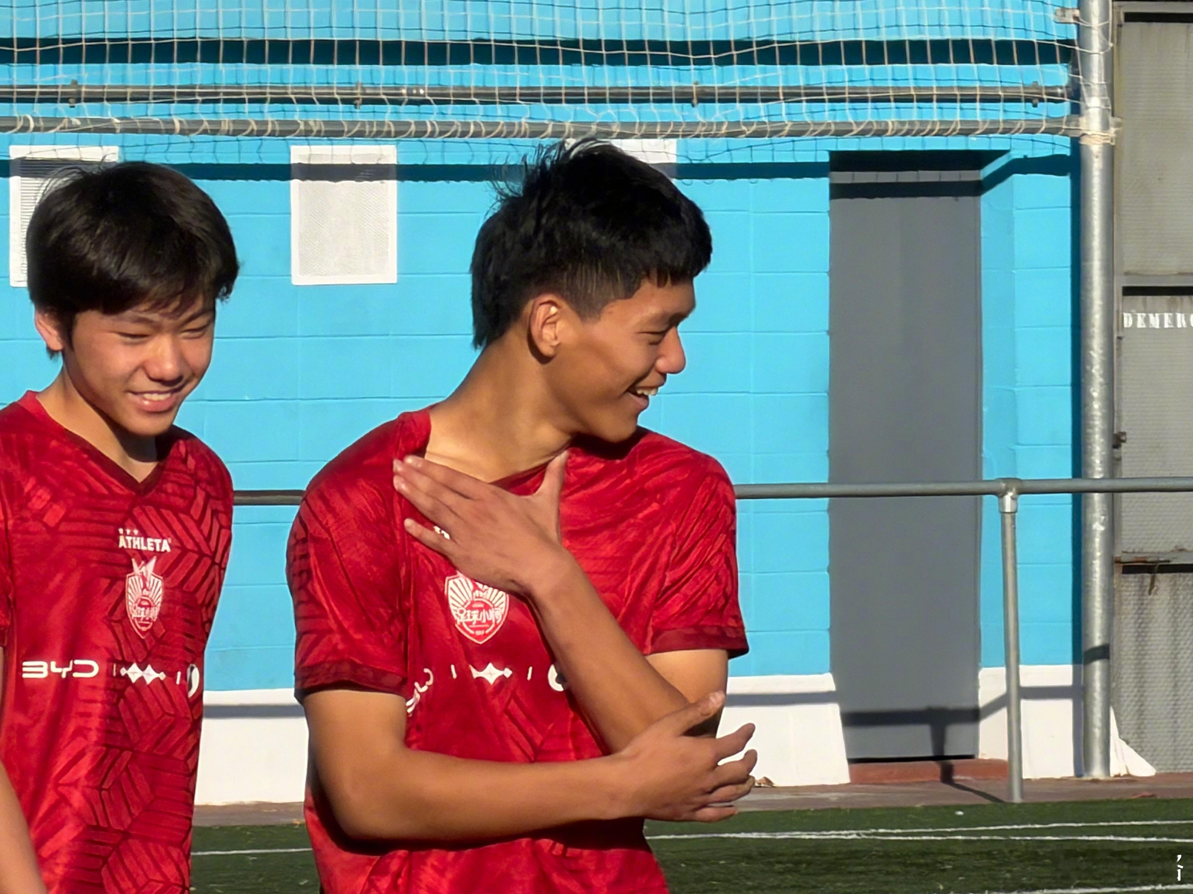 笑容中国足球小将