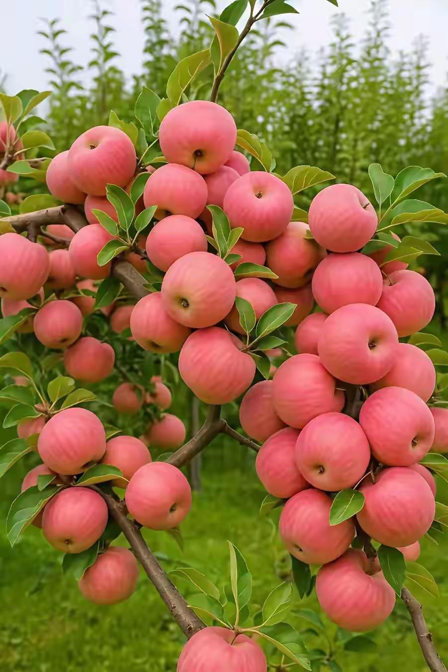 新鲜采摘的水果，色泽诱人，甜蜜多汁
快来尝鲜吧！