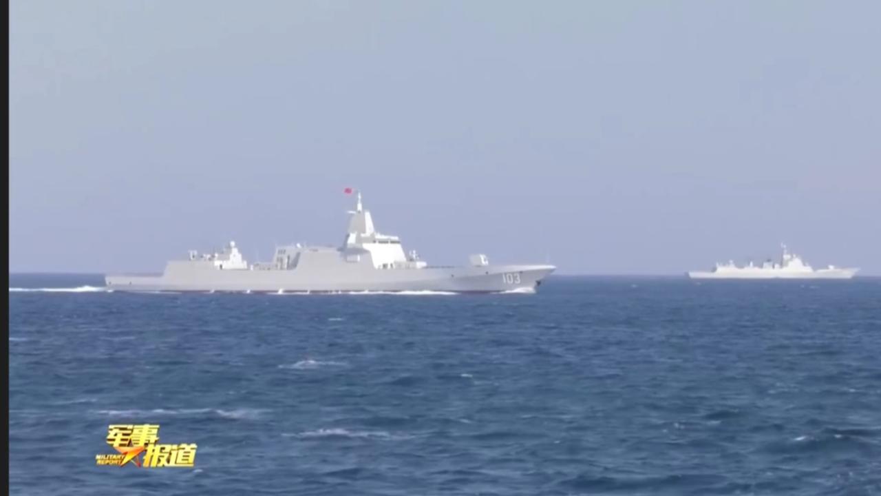 055万吨大驱又亮相了！这一次，是103鞍山舰……

前两天刚报道的101南昌舰