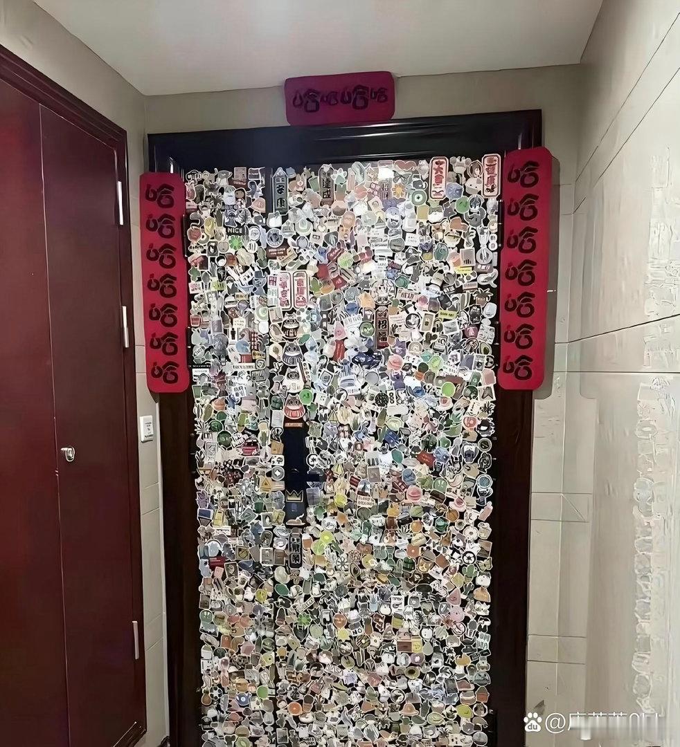 这门设计得，小偷看了都下不去手。 