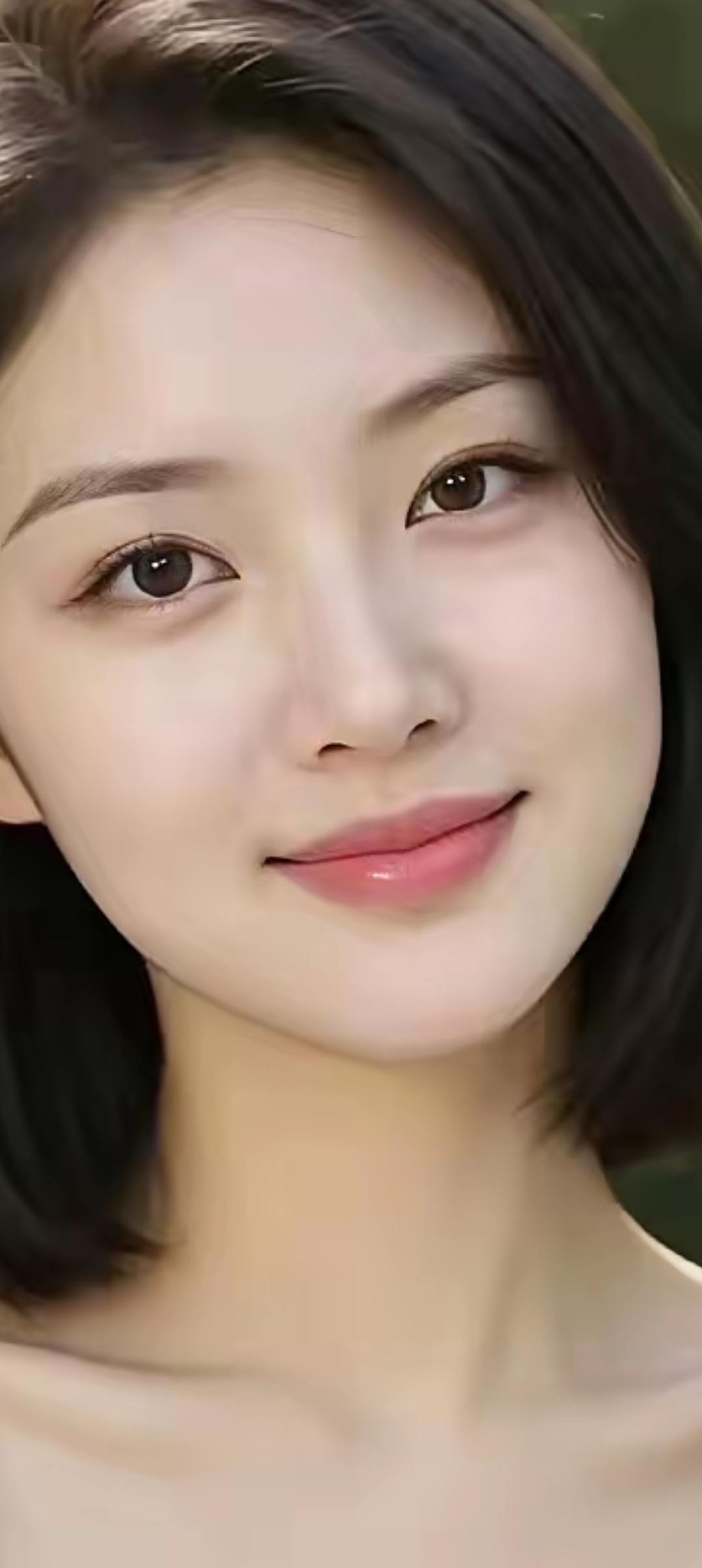 温柔微笑，自然美态，尽显青春魅力！🌸💖