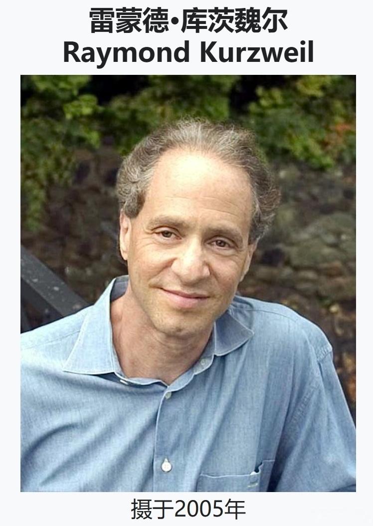 【人类将走向永生！再活5年就能见证奇迹】

未来学大神——雷·库兹韦尔《奇点更近