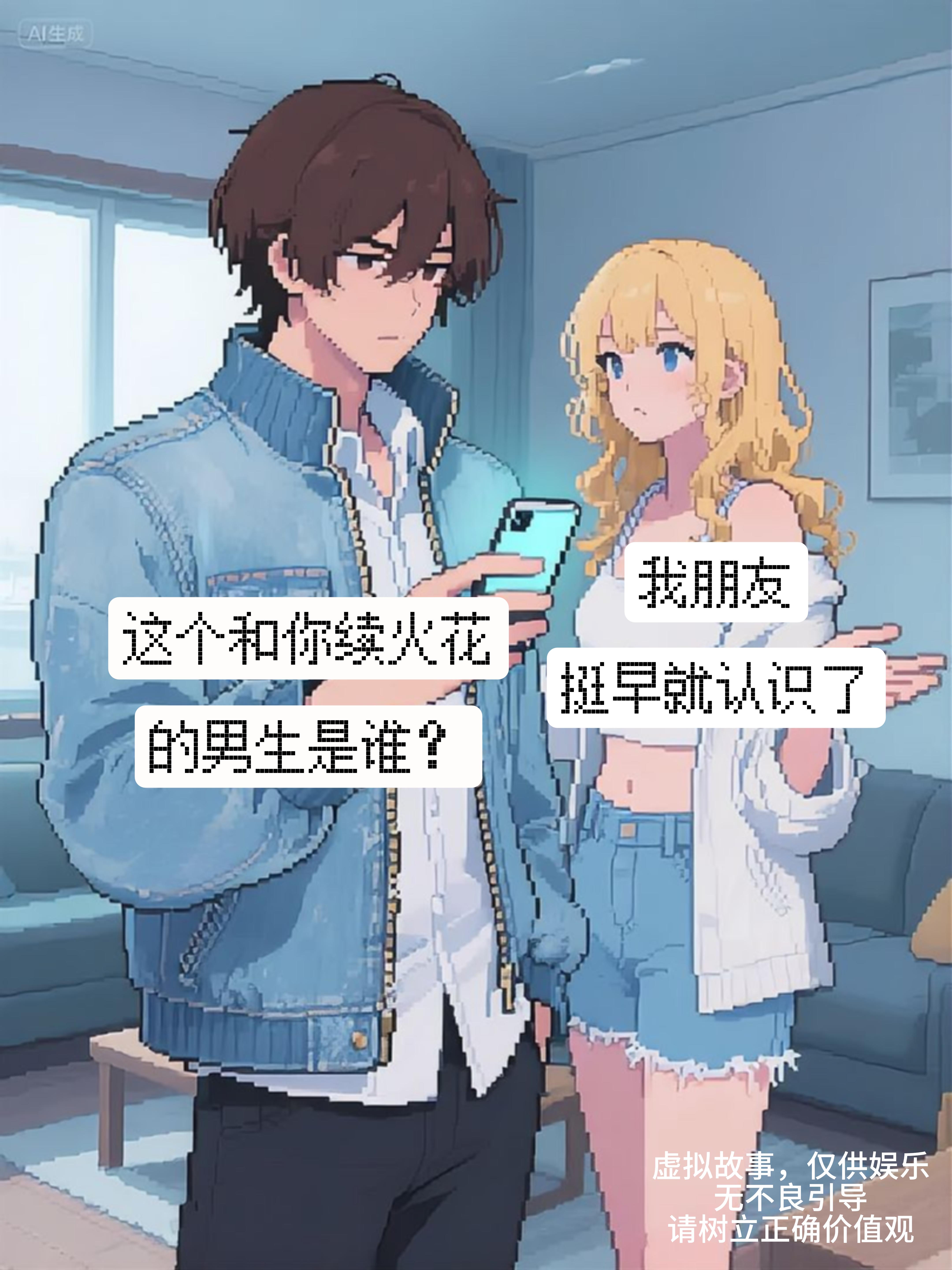 和异性续火花算暧昧行为吗……。