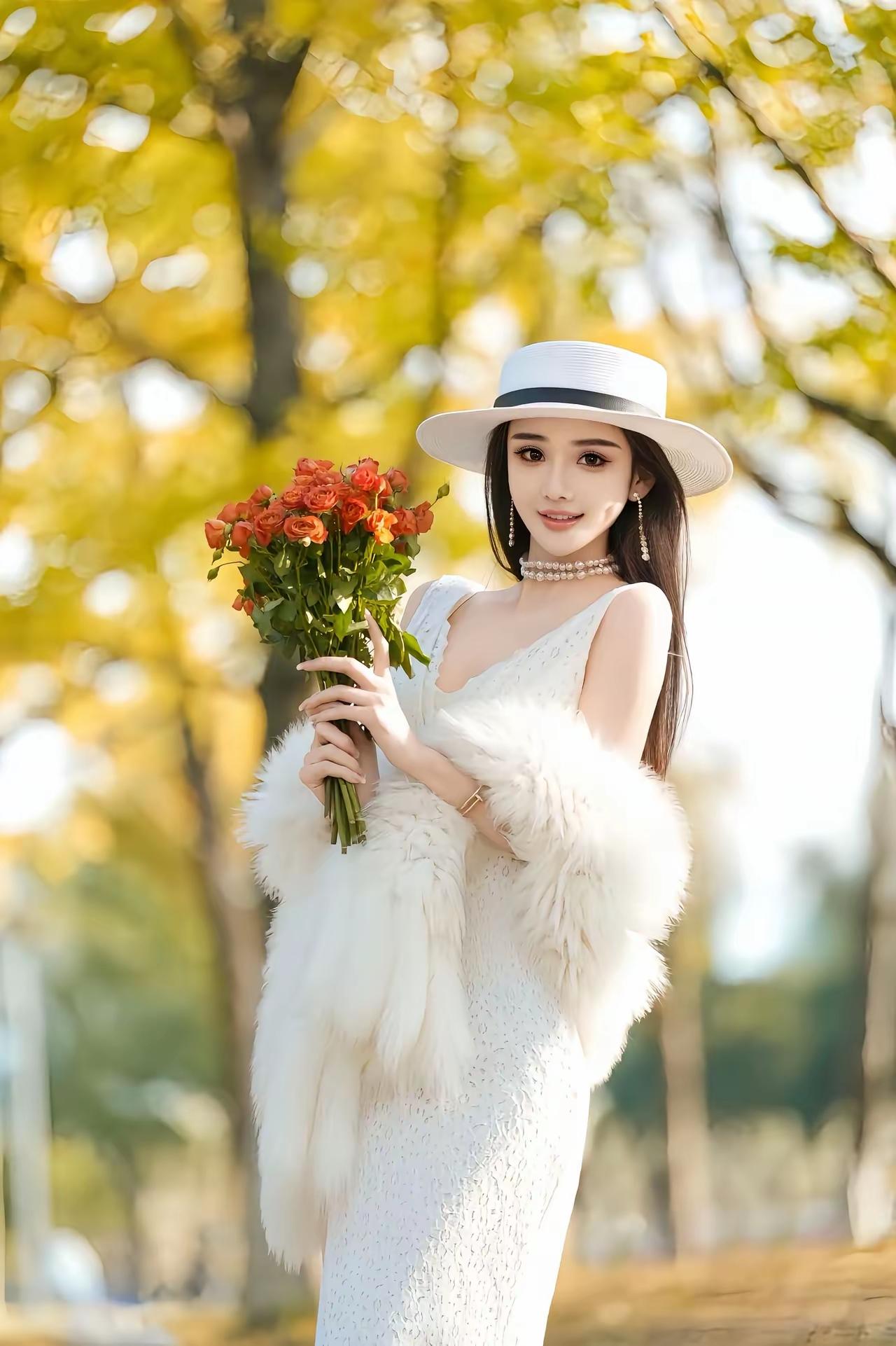 对联
上联：鲜花与美女；
下联：[作揖][作揖][作揖]