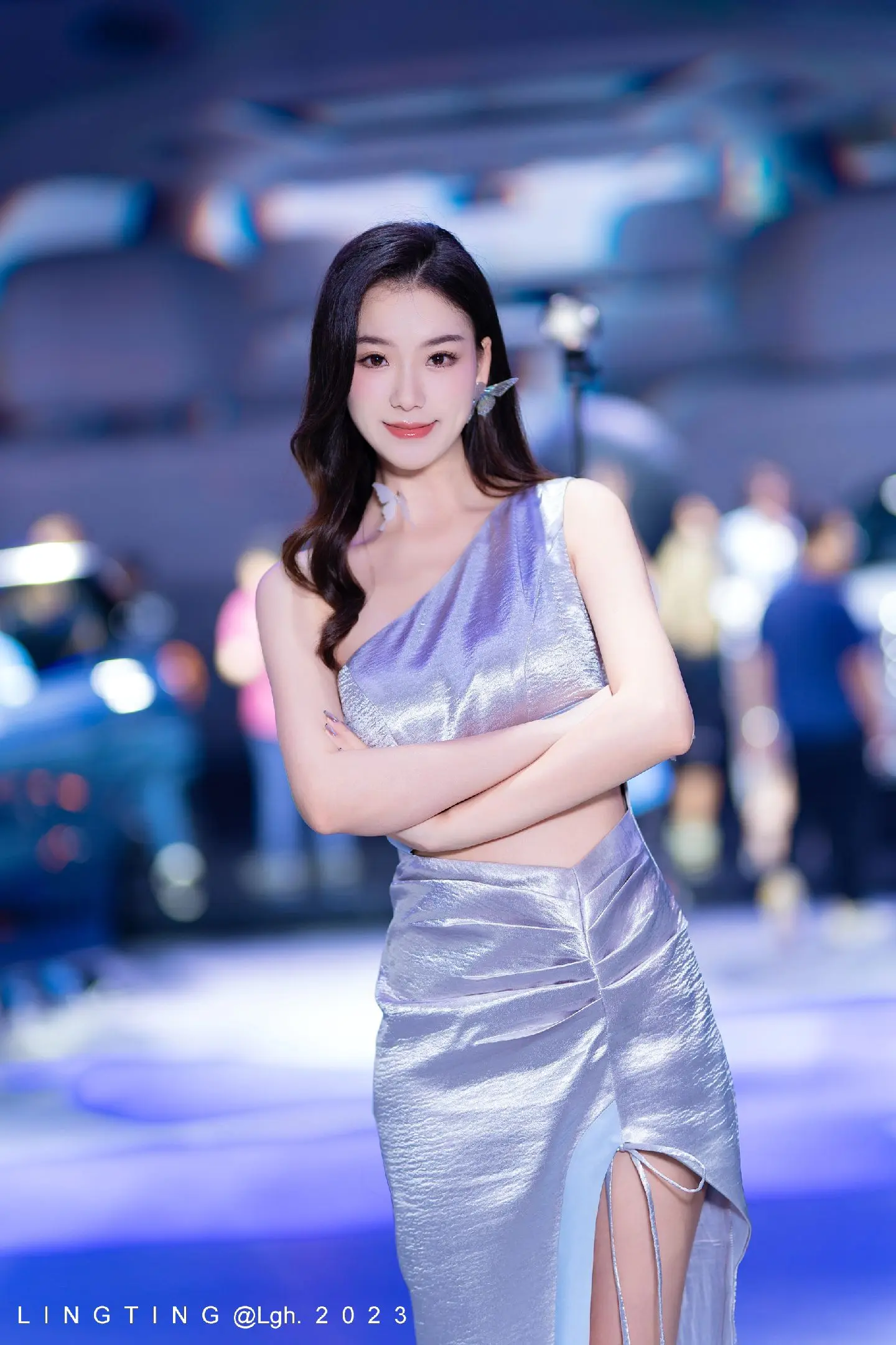 2023广州国际车展模特：王佳。