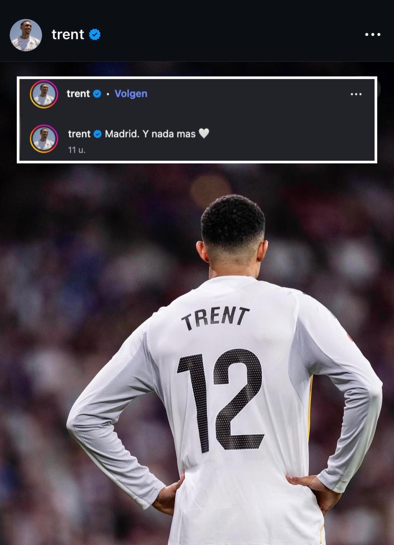 阿诺德社媒“回应”落选英格兰国家队：皇马，仅此而已。英格兰国家队