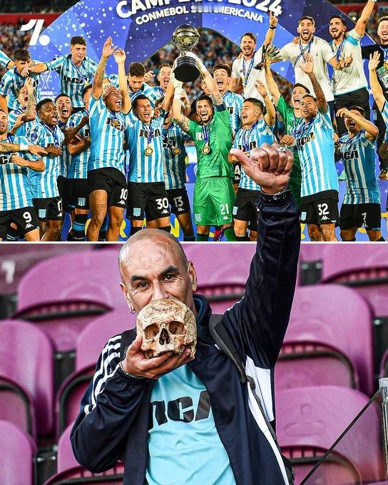 阿根廷人对足球的热情真是……非同凡响。😳竞技俱乐部在2024年南美杯决赛中获胜