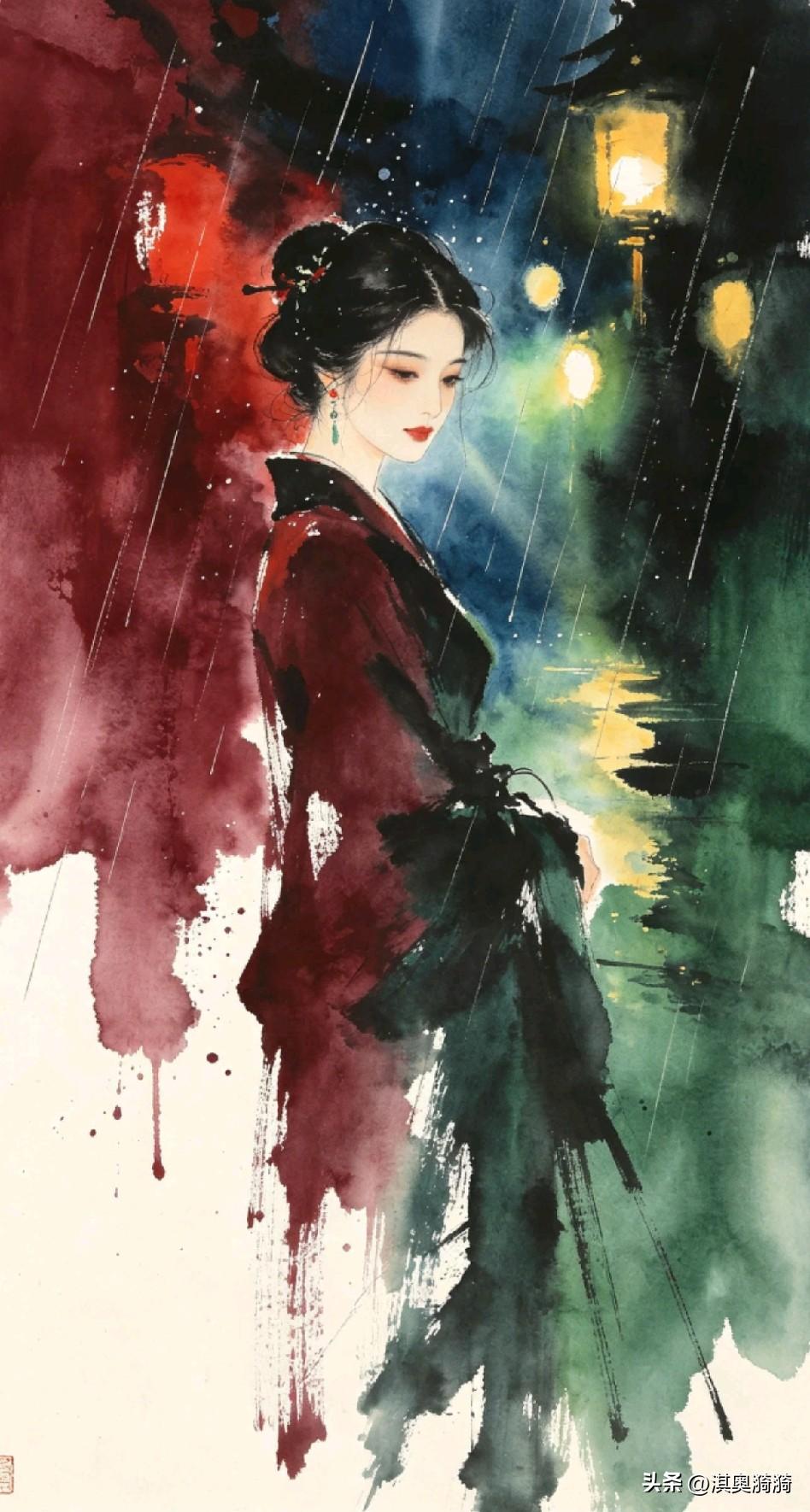 《守心赋》

濠梁观鱼非在水，庖丁解牛岂在刃。
万古长空悬孤月，千江波影各成纹。