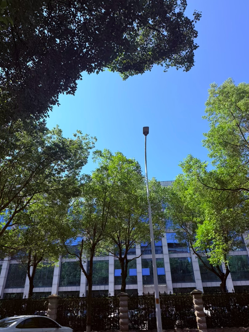 生活手记记录真实生活摄影摄影摄影 晴日小城，满目清欢盛夏的午后，邂逅一片澄澈蓝天