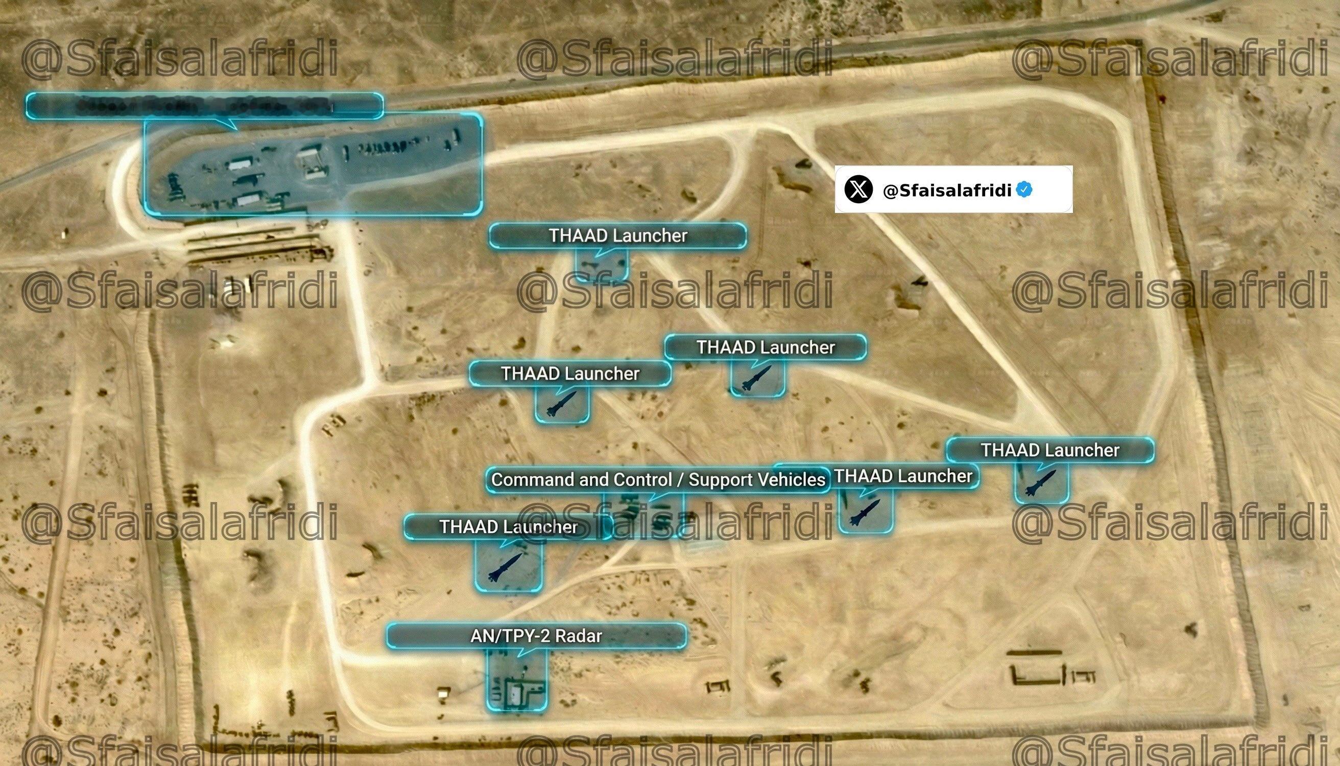 突发消息：中国卫星已揭示出美国近期在约旦部署的“萨德”防御系统的具体位置这套系统