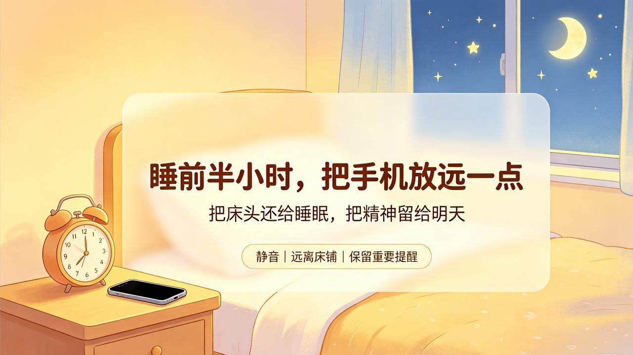 今晚睡觉前，手机千万别放床头了？医生提醒：这 3 个习惯比辐射更伤身
晚上睡觉前