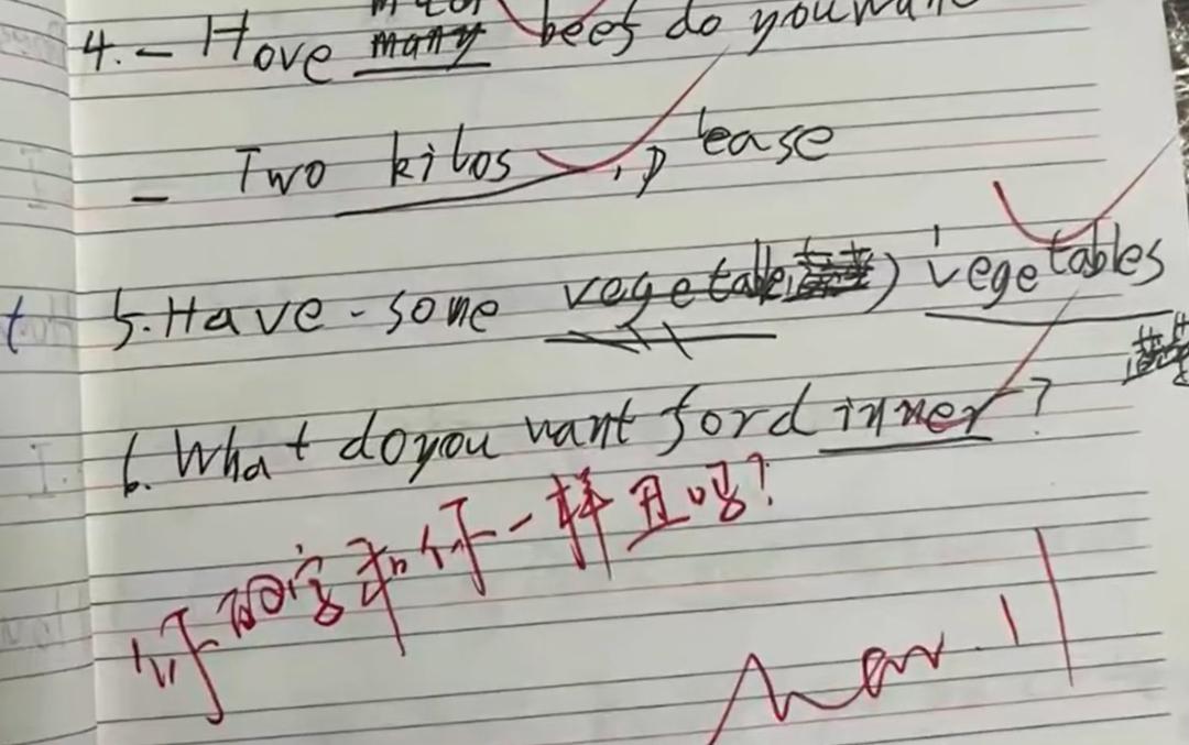 4月27日，河南南阳桐柏县城关镇第四小学一名四年级学生的家长反映，孩子在作业中被