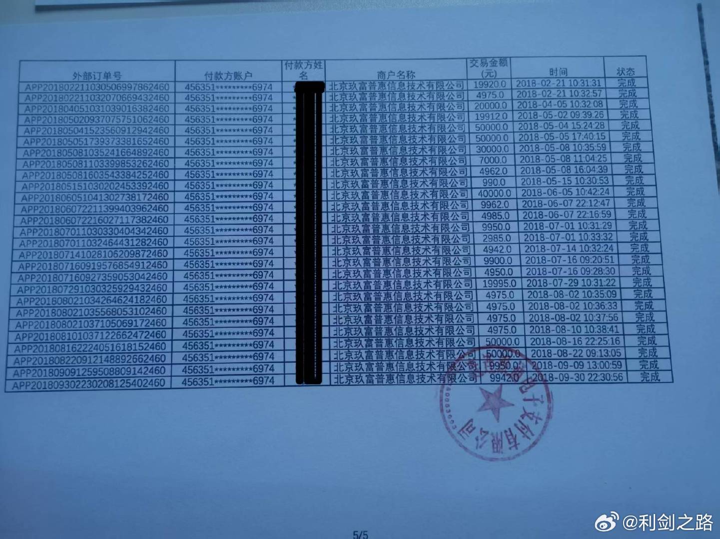 拿到连连支付的充值/提现明细了，从2016年6月开始—2018年9月30日收款商