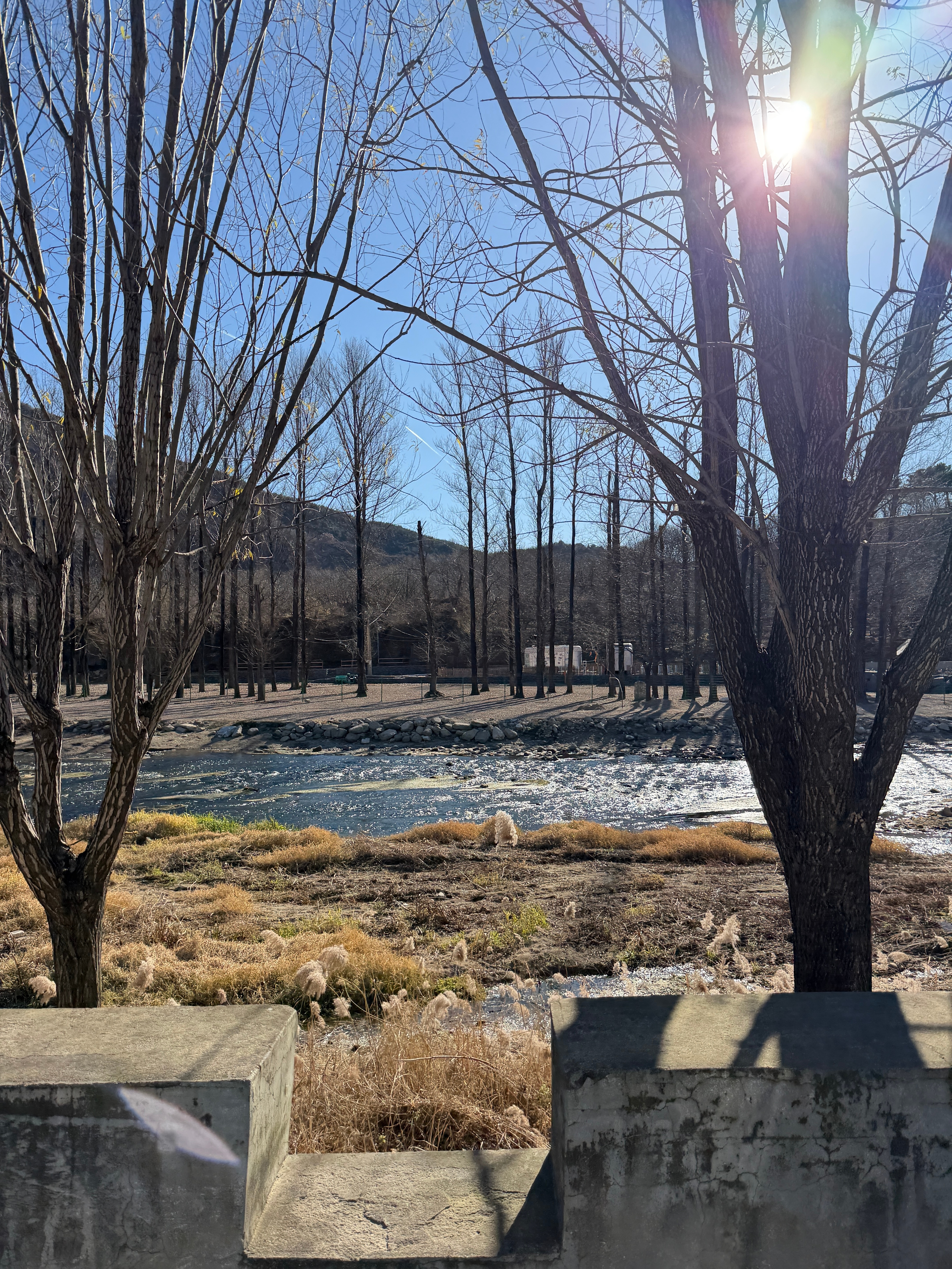 啊哈今天工作去到怀柔  误闯了一个室外桃源啊