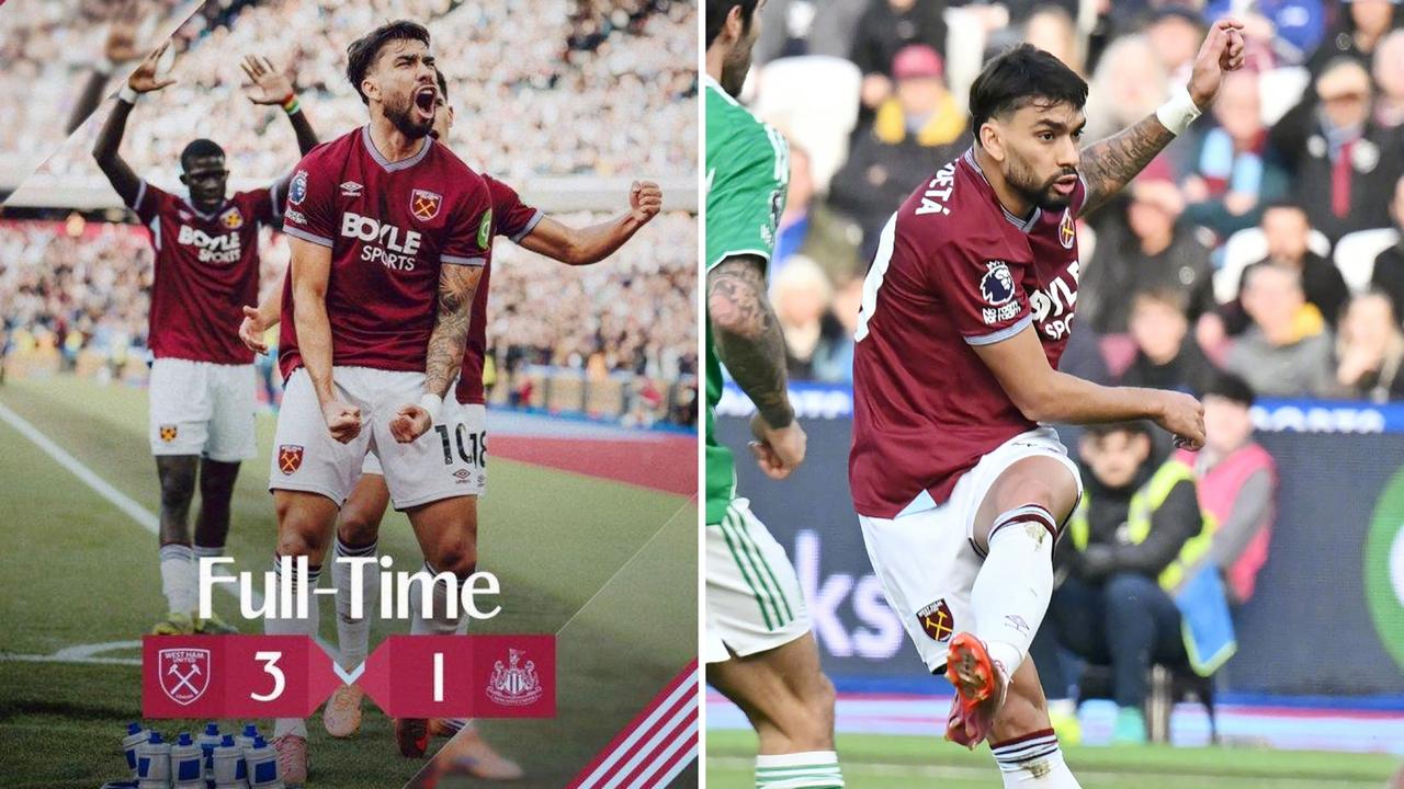 英超：西汉姆联主场3-1击败纽卡结束，但仍排在联赛倒数第三。
墨菲率先破门，帕奎