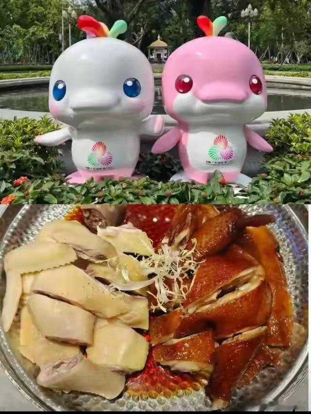 哈哈哈，看到别人发的，实在是忍不住。白切鸡+豉油鸡