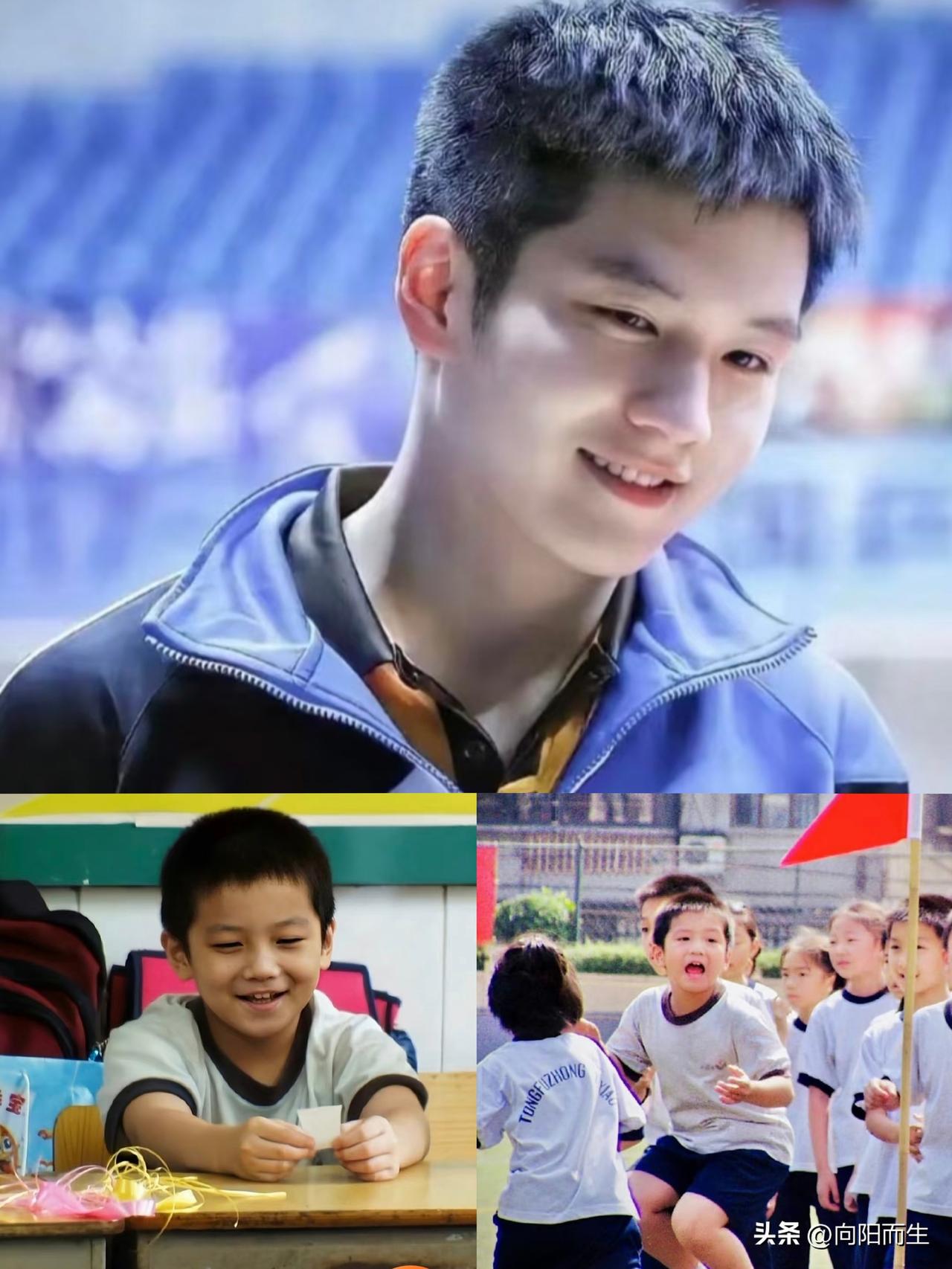 别小看11岁的樊振东，
他早已不是普通小孩。
这年纪的他已拿下省级比赛团体，
和