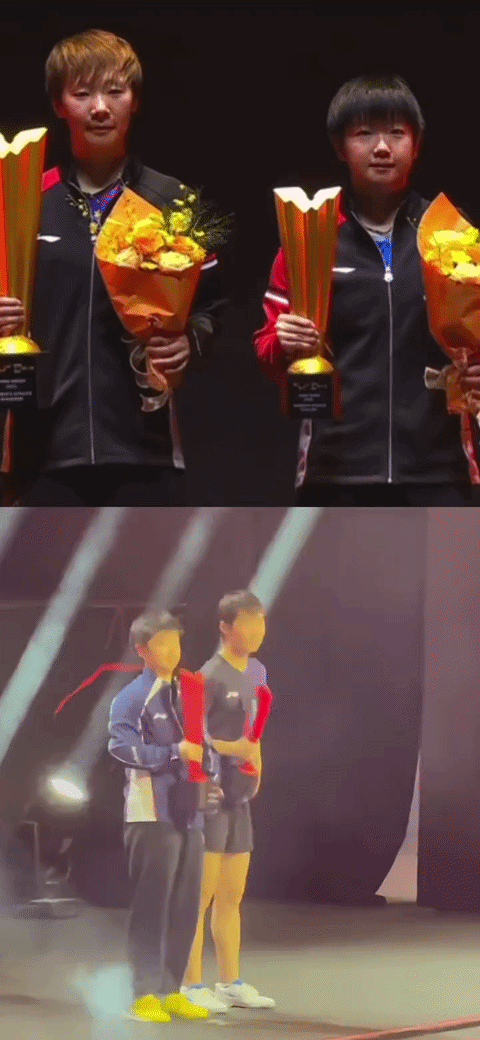 真诚的握手祝贺

孙颖莎真有大格局

人品定刻在骨子里的

恭喜莎莎夺㓂